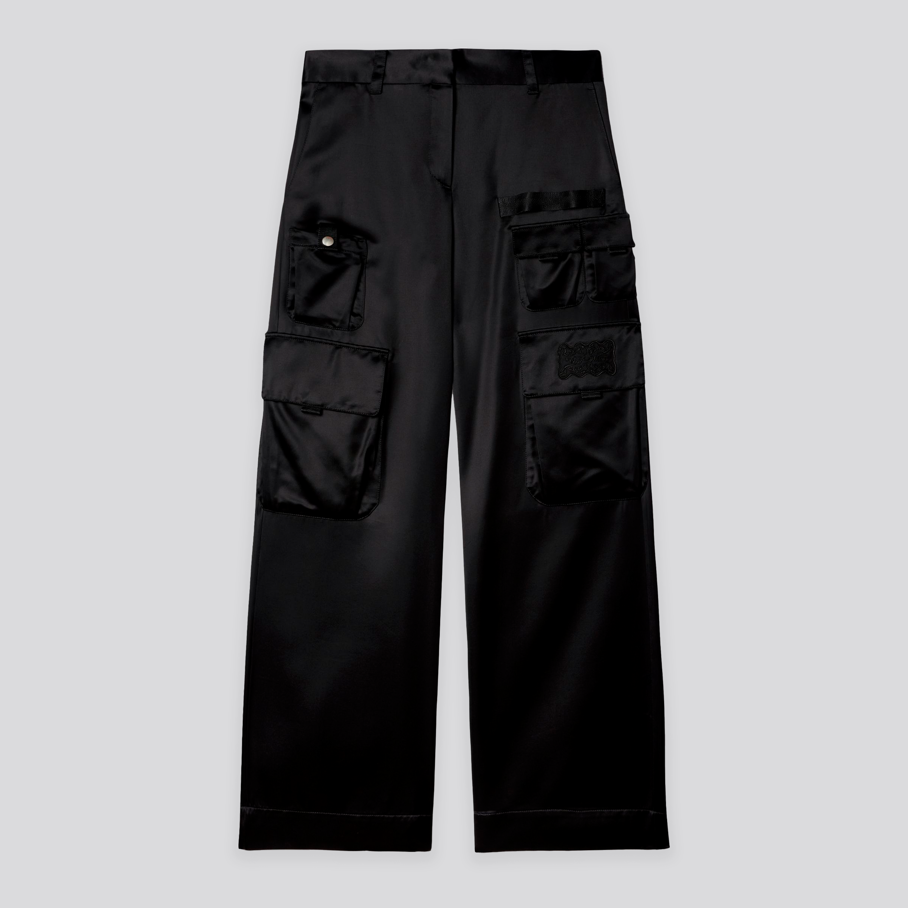 Pantalón Negro Off-White Satin Toybox