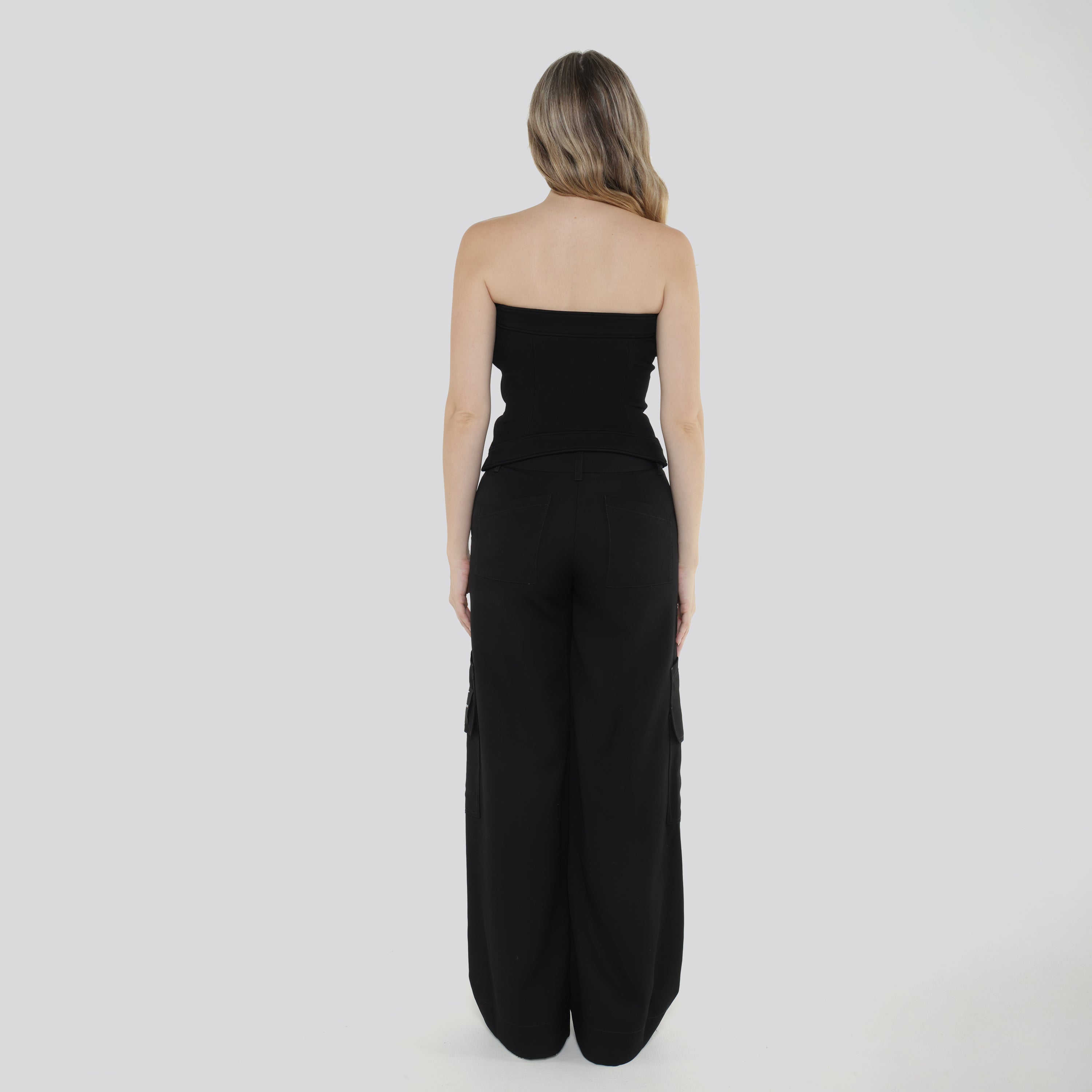 Pantalón Negro Off-White Grain New Toybox