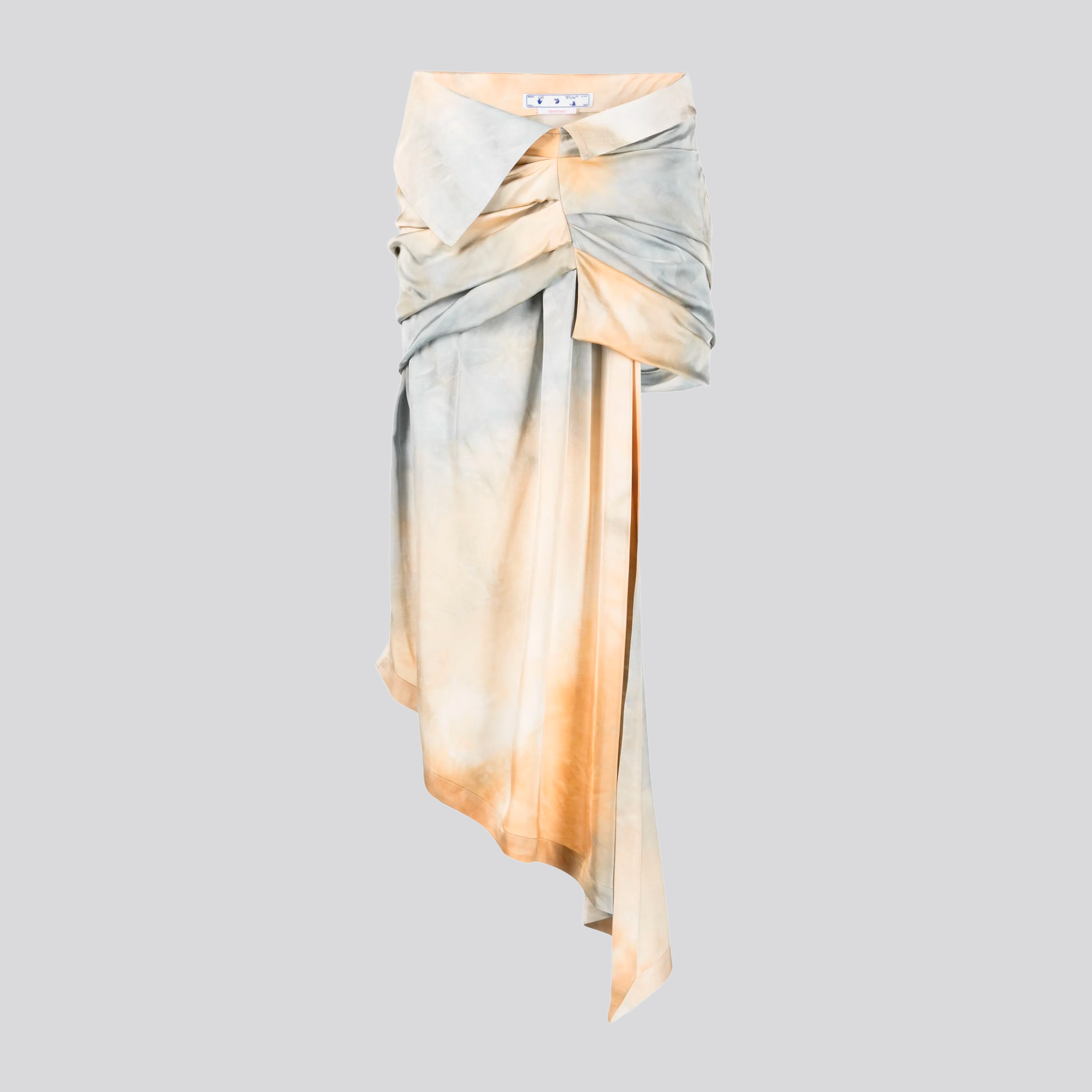 Mini Sk Camel Purple Off-White Bow Tie Dye Vi Draped