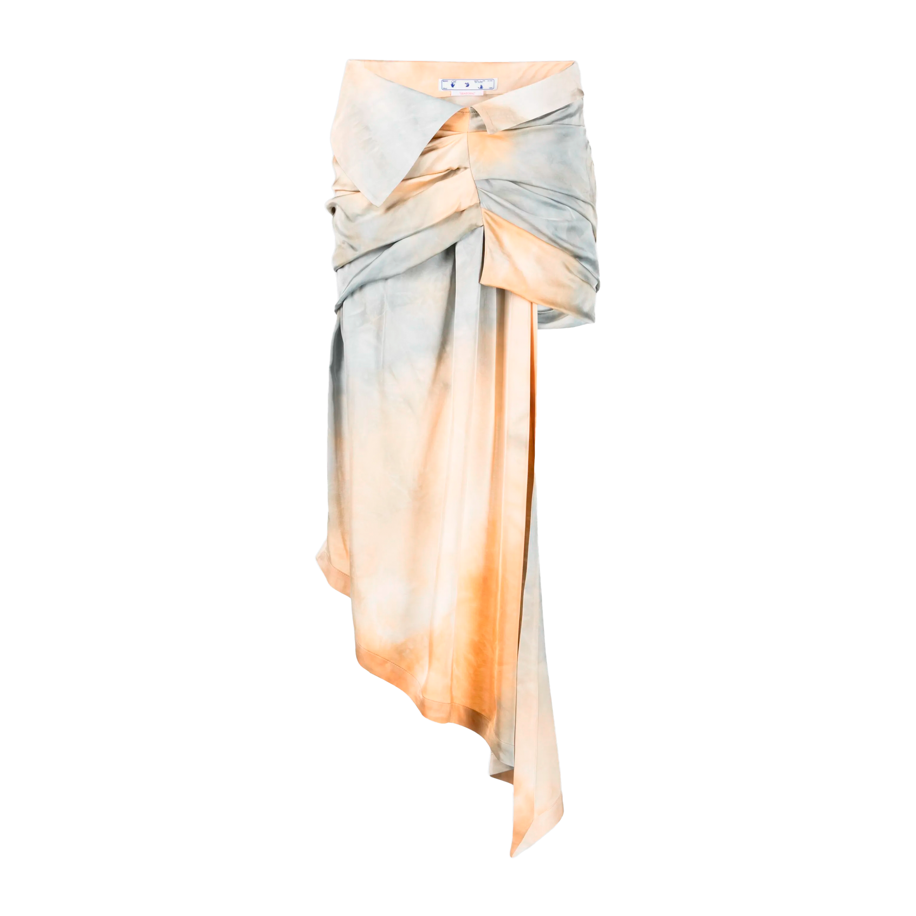 Mini Sk Camel Purple Off-White Bow Tie Dye Vi Draped