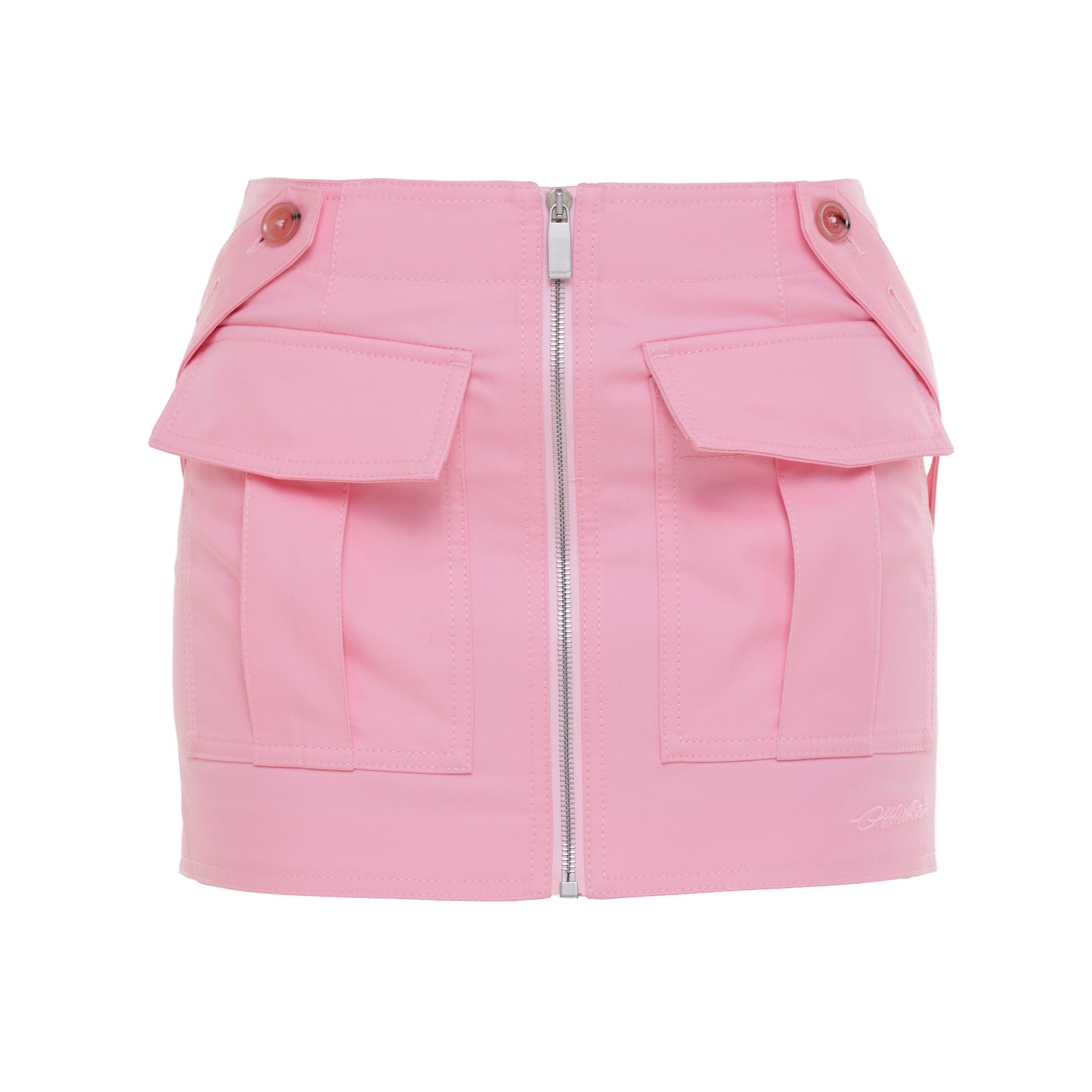 Falda Rosada Off-White Cargo Straps