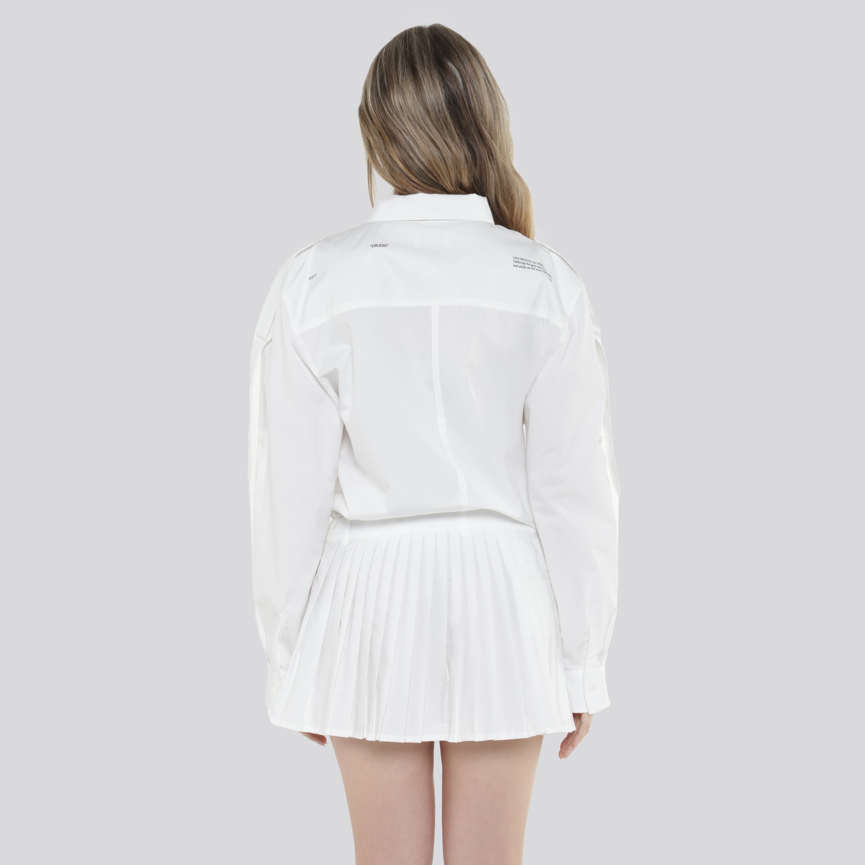 Vestido Blanco Off-White Poplin Savana