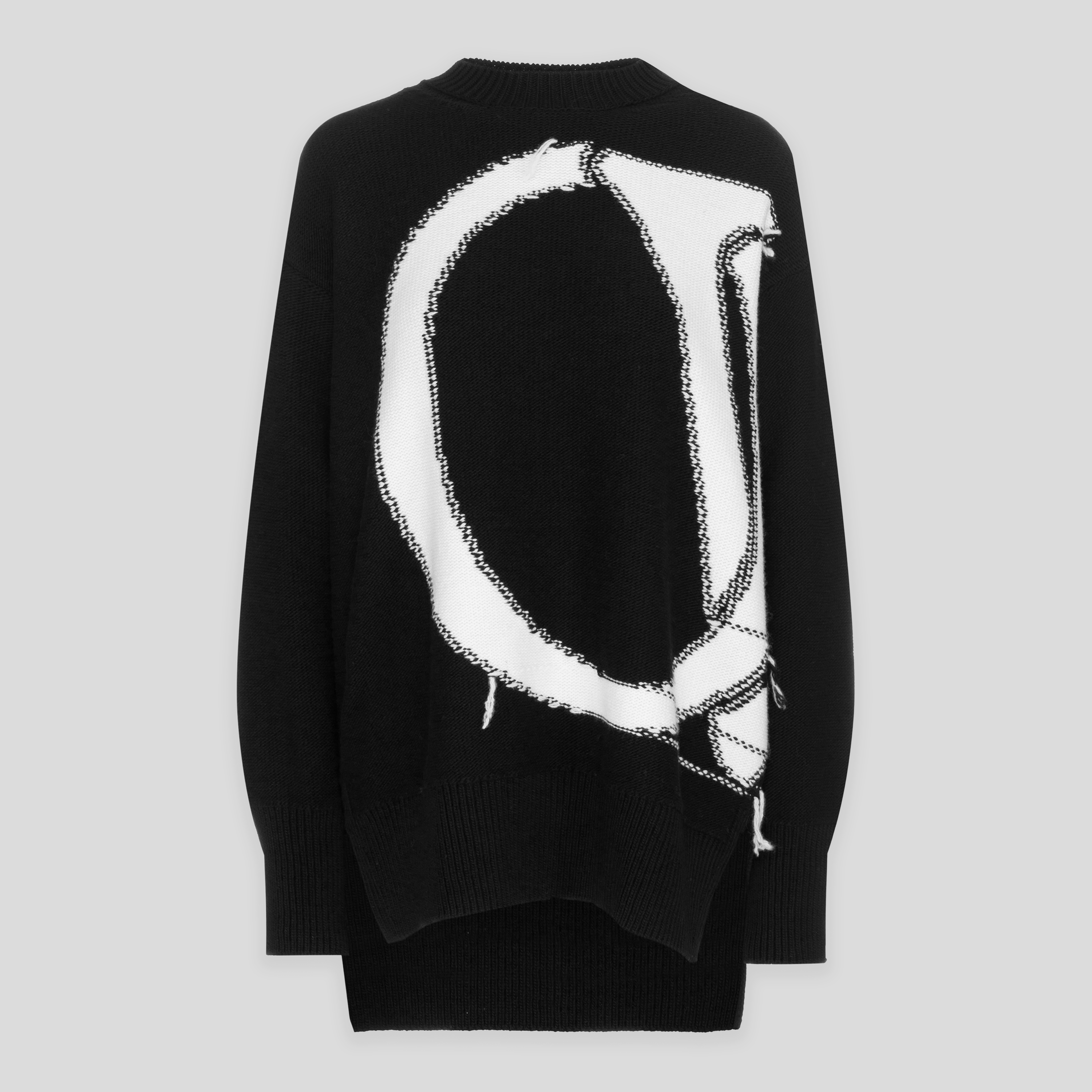 Buzo Negro Off-White OW Maxi Logo