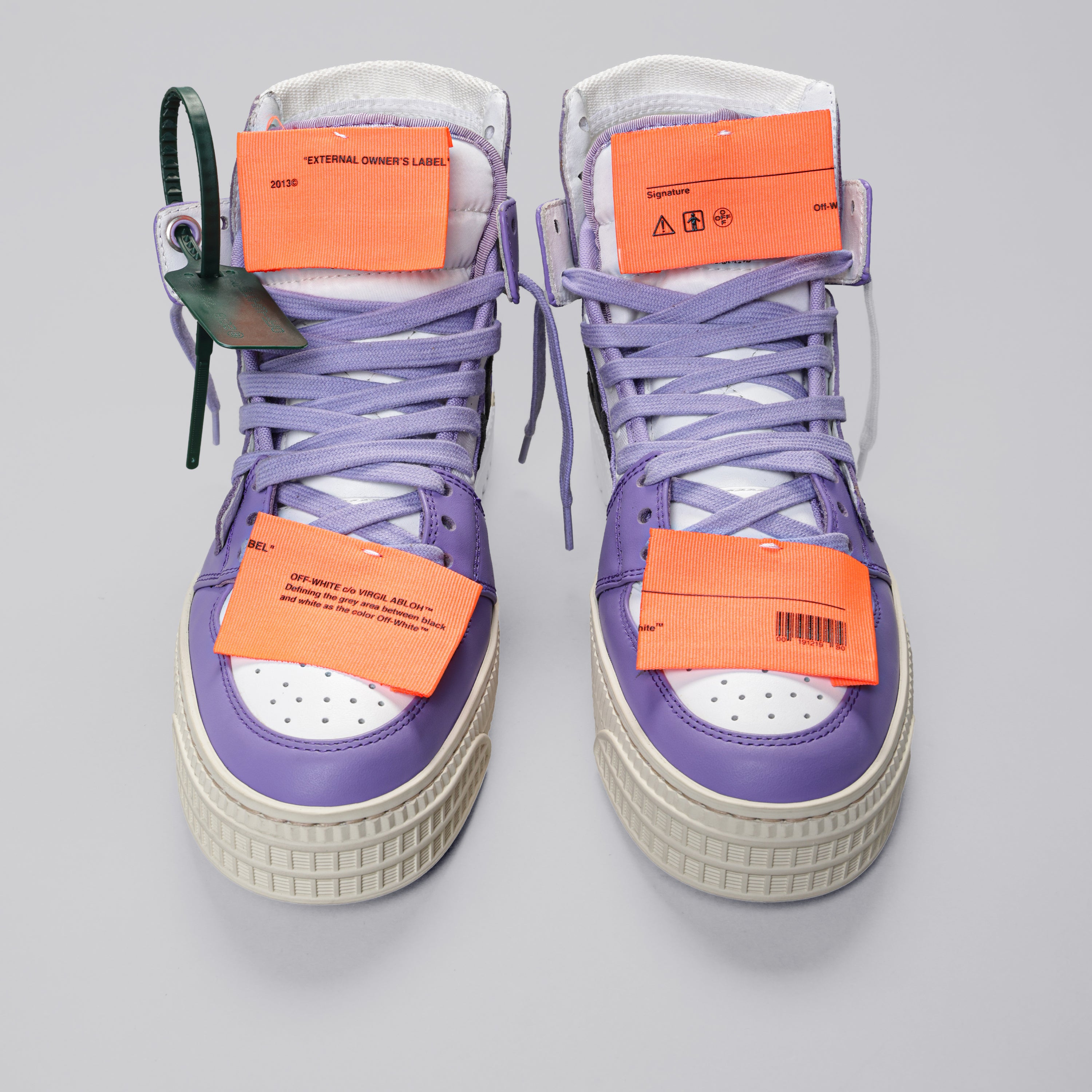Sneakers High Top Purple Off-White 3.0 Off Court