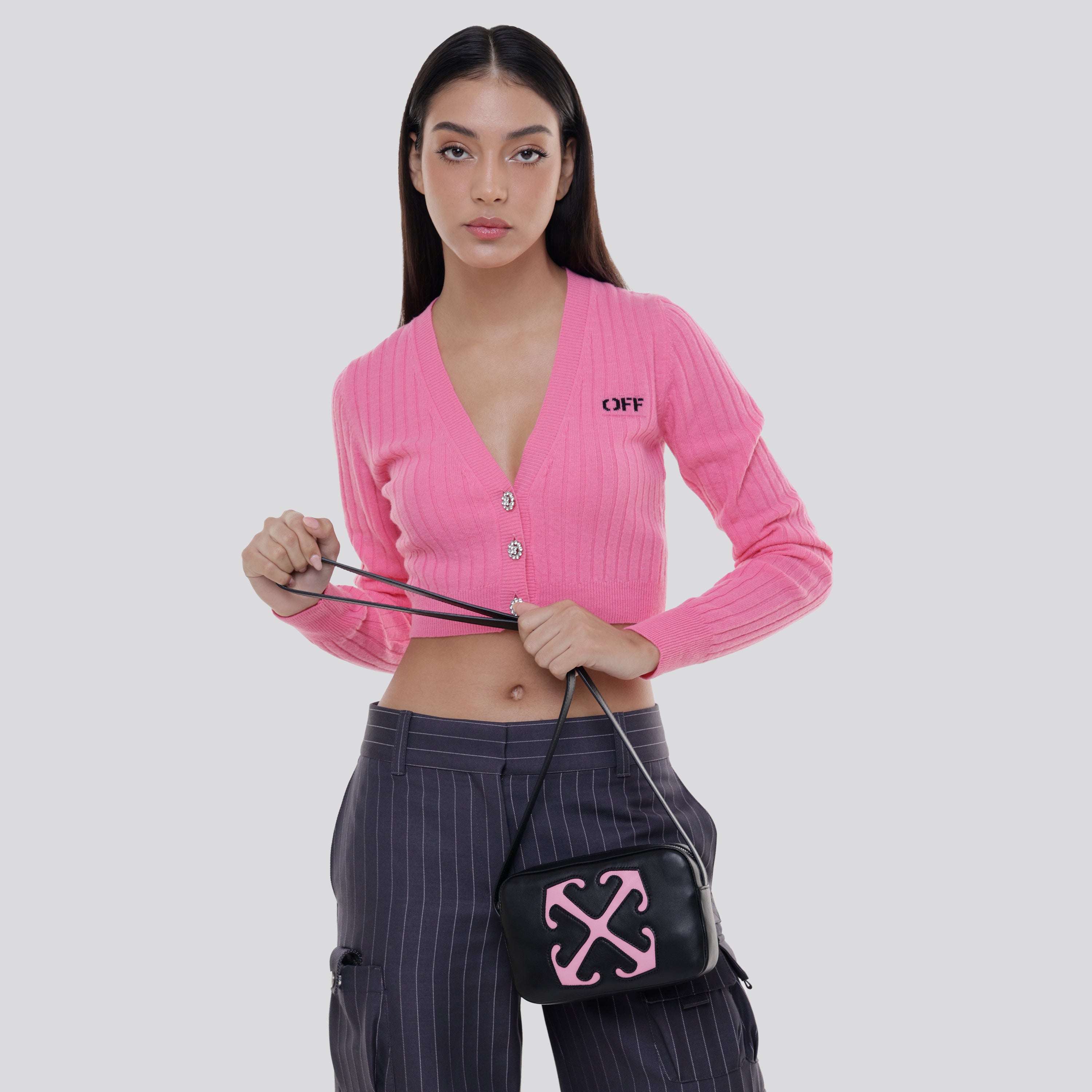 Cartera Negra Off-White Metropolitan Camera Bag