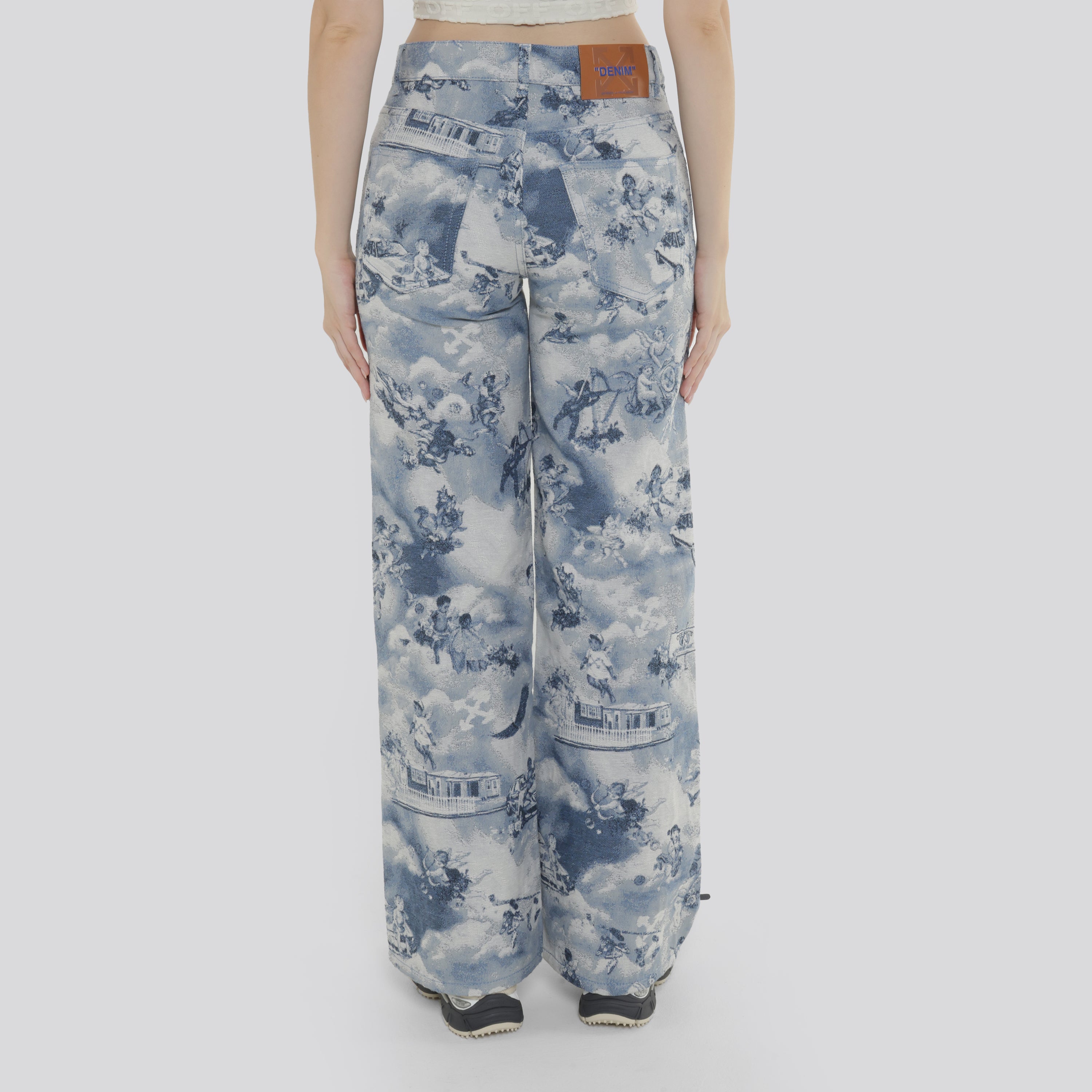 Pantalón Denim Off-White Fresco Tapertry Wide