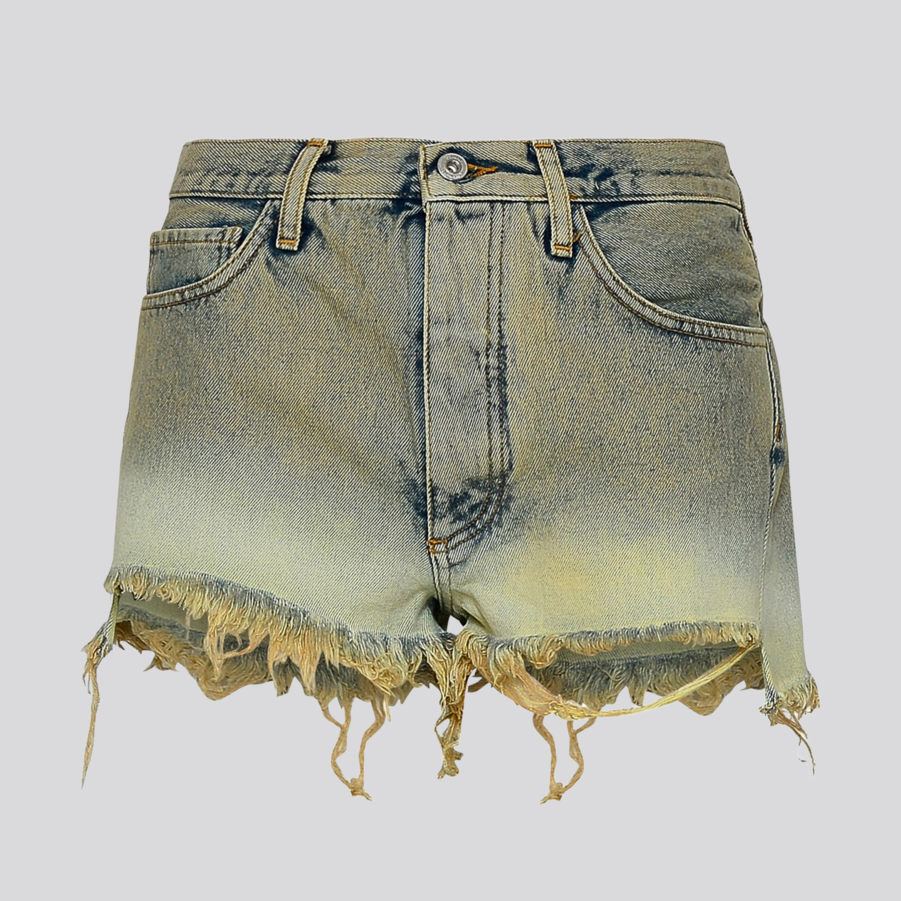 Short Menta Off-White Twisted Seams
