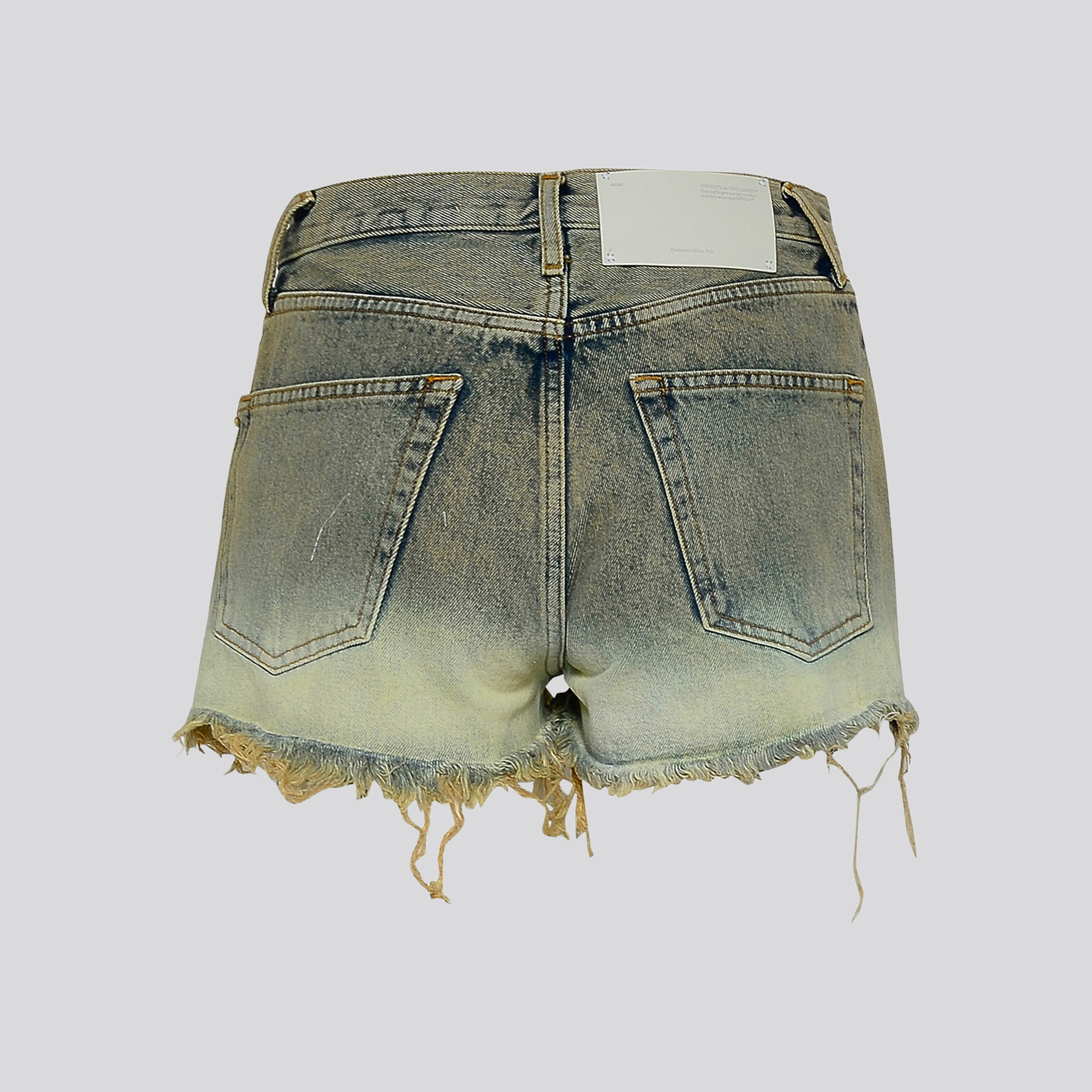 Short Menta Off-White Twisted Seams