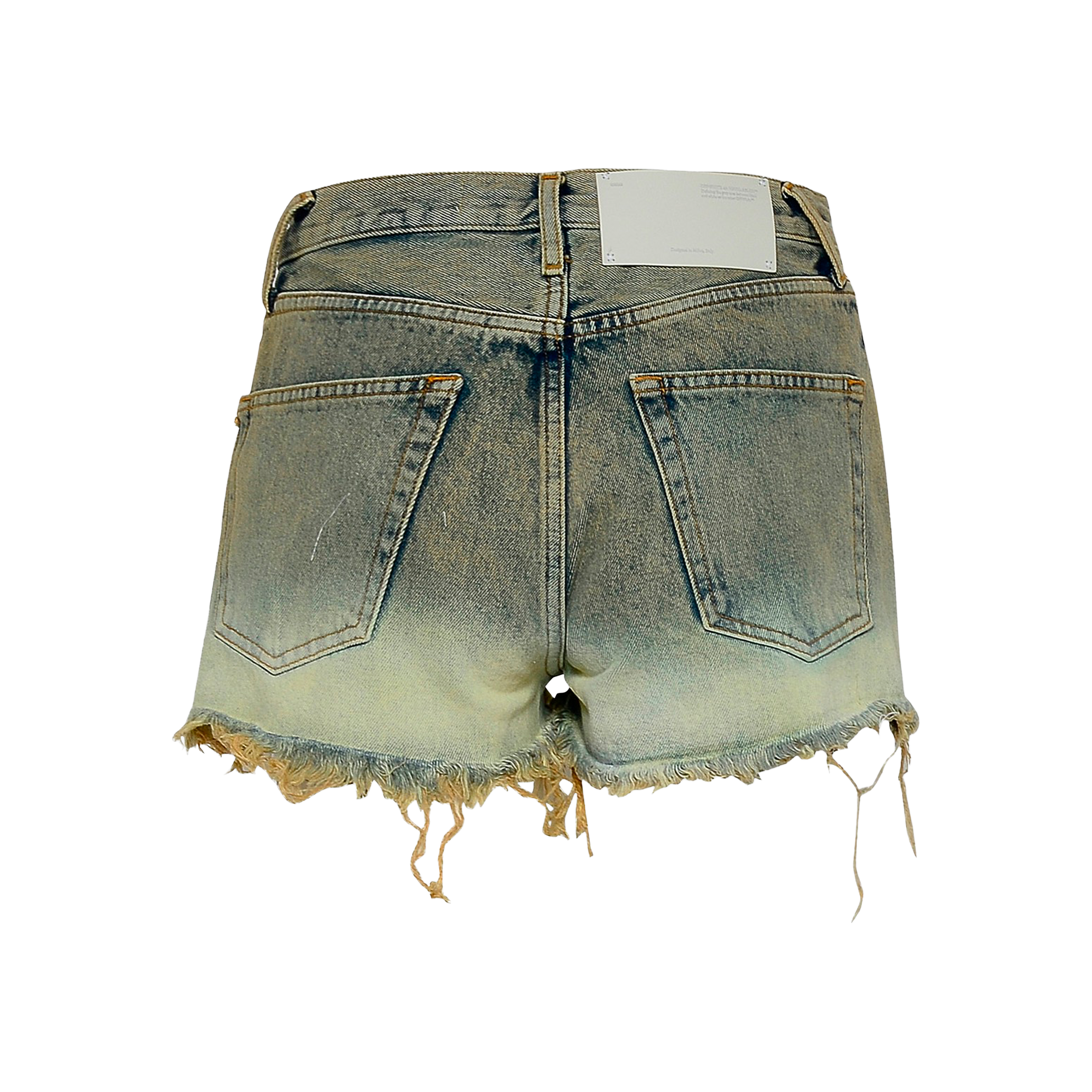 Short Menta Off-White Twisted Seams