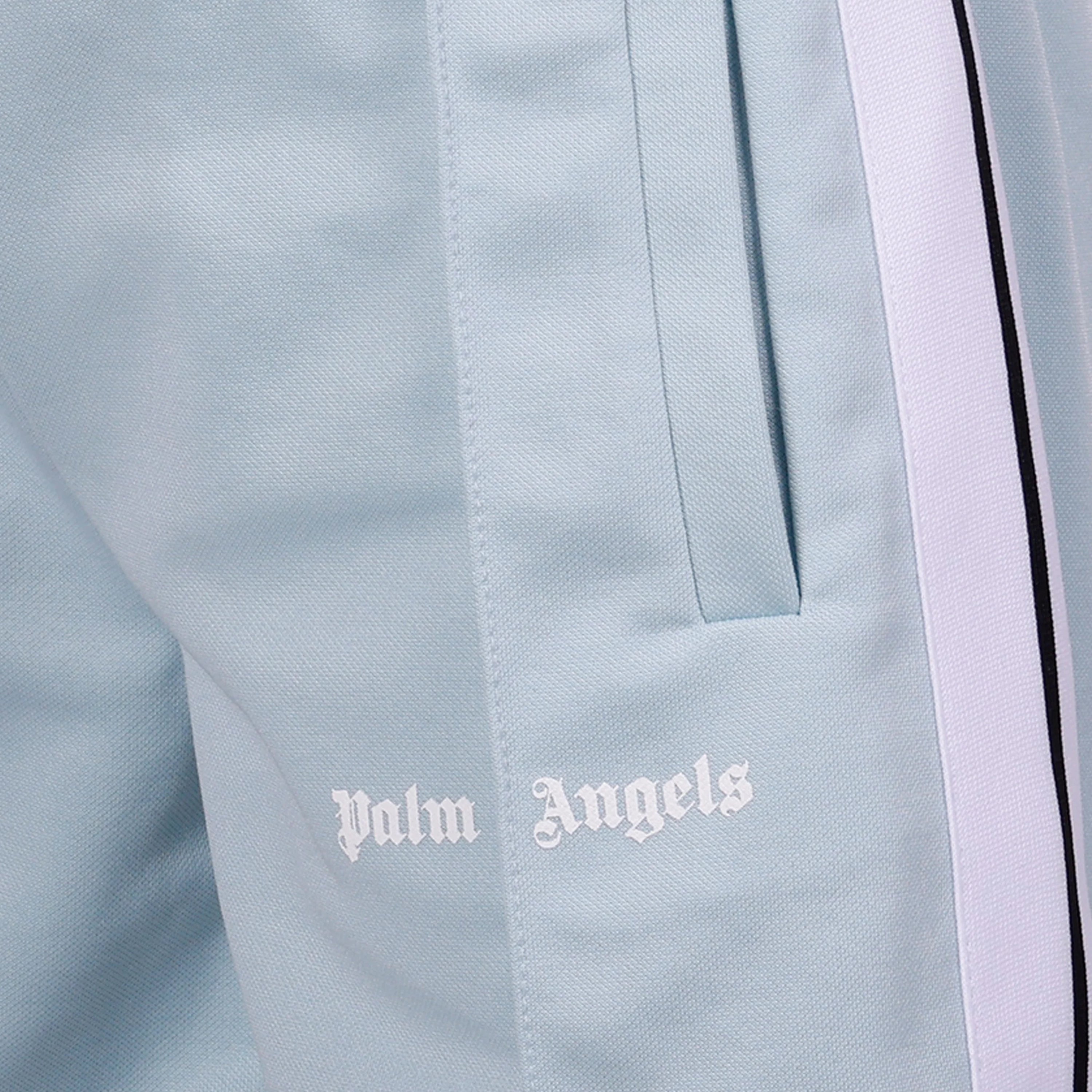 Short Azul Claro Palm Angels Kids Logo