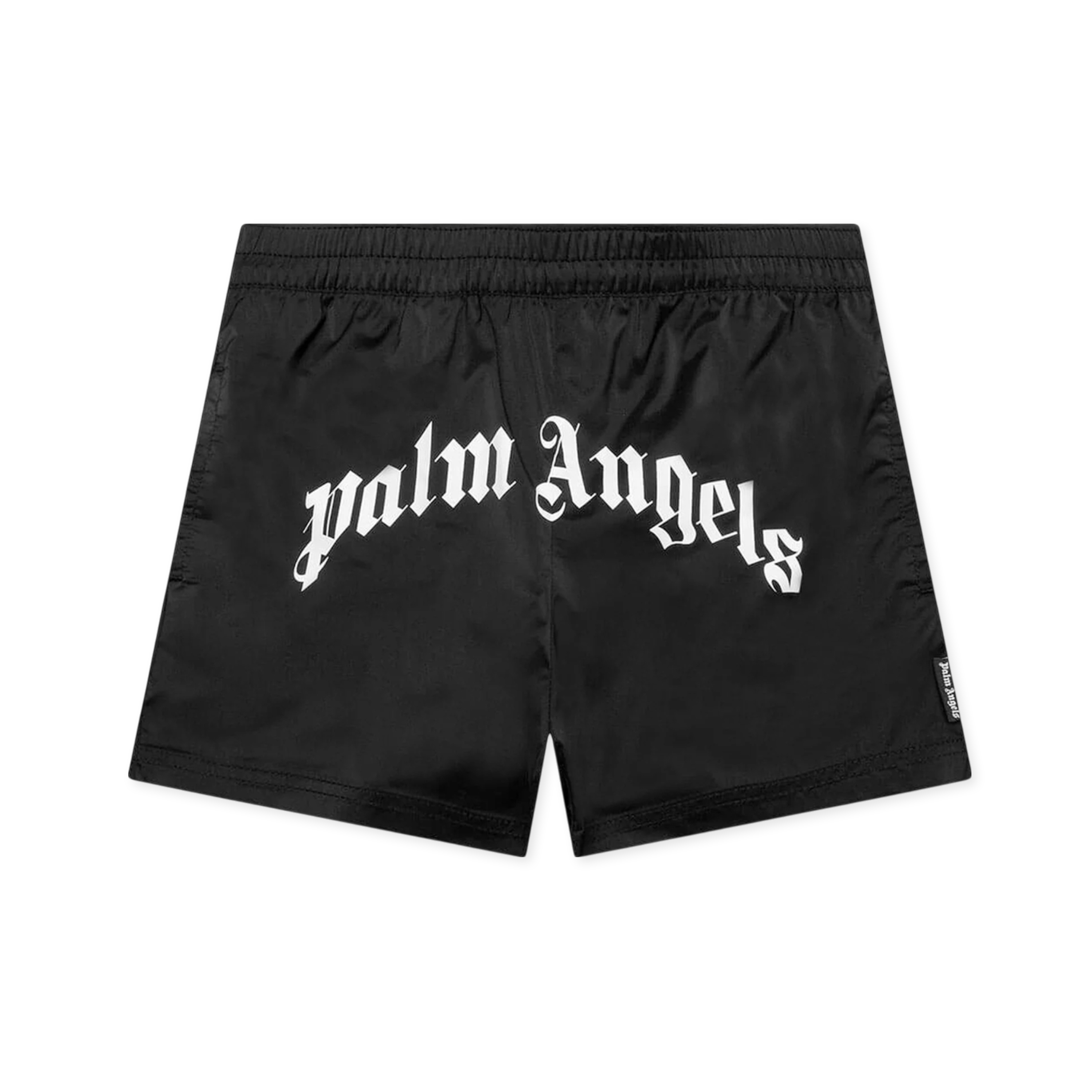 Pantaloneta de Baño Black Palm Angels Kids Curved Logo