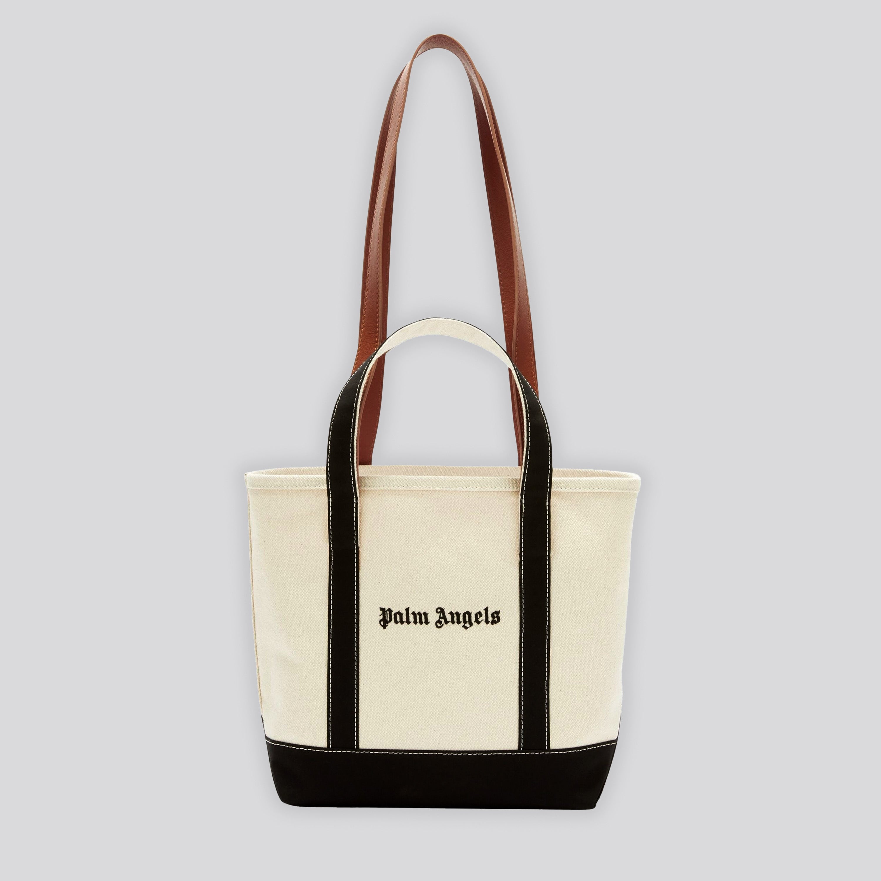 Cartera Tote Blanca Palm Angels Logo Canvas