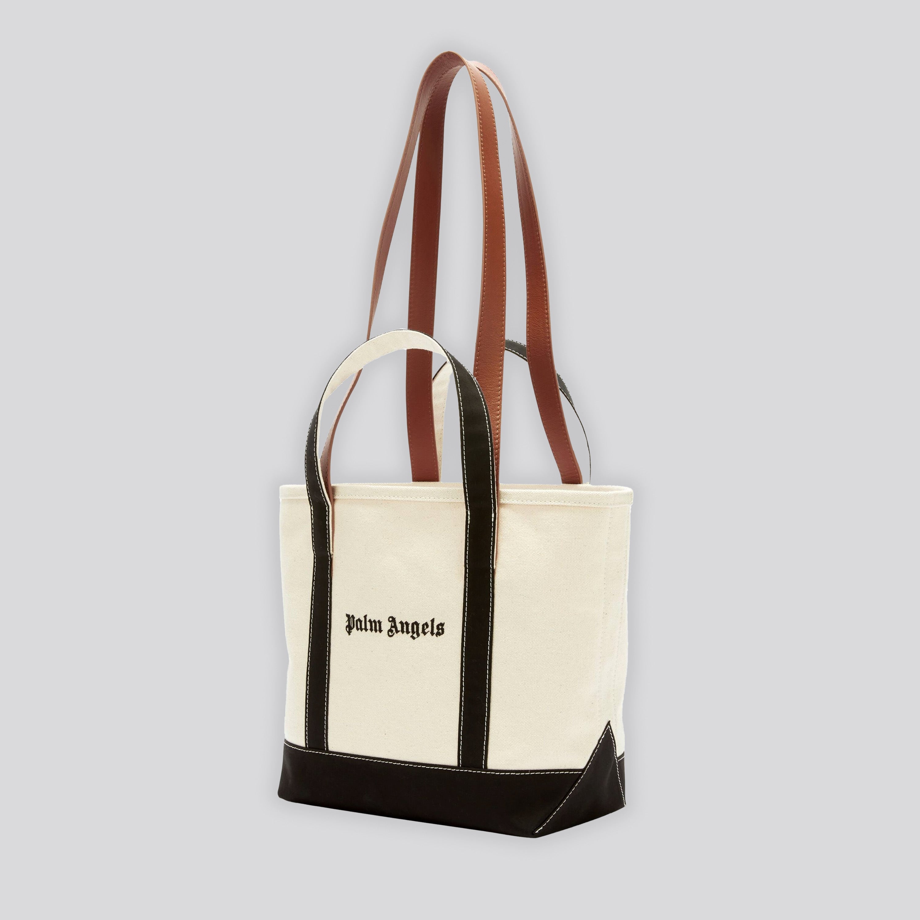Cartera Tote Blanca Palm Angels Logo Canvas