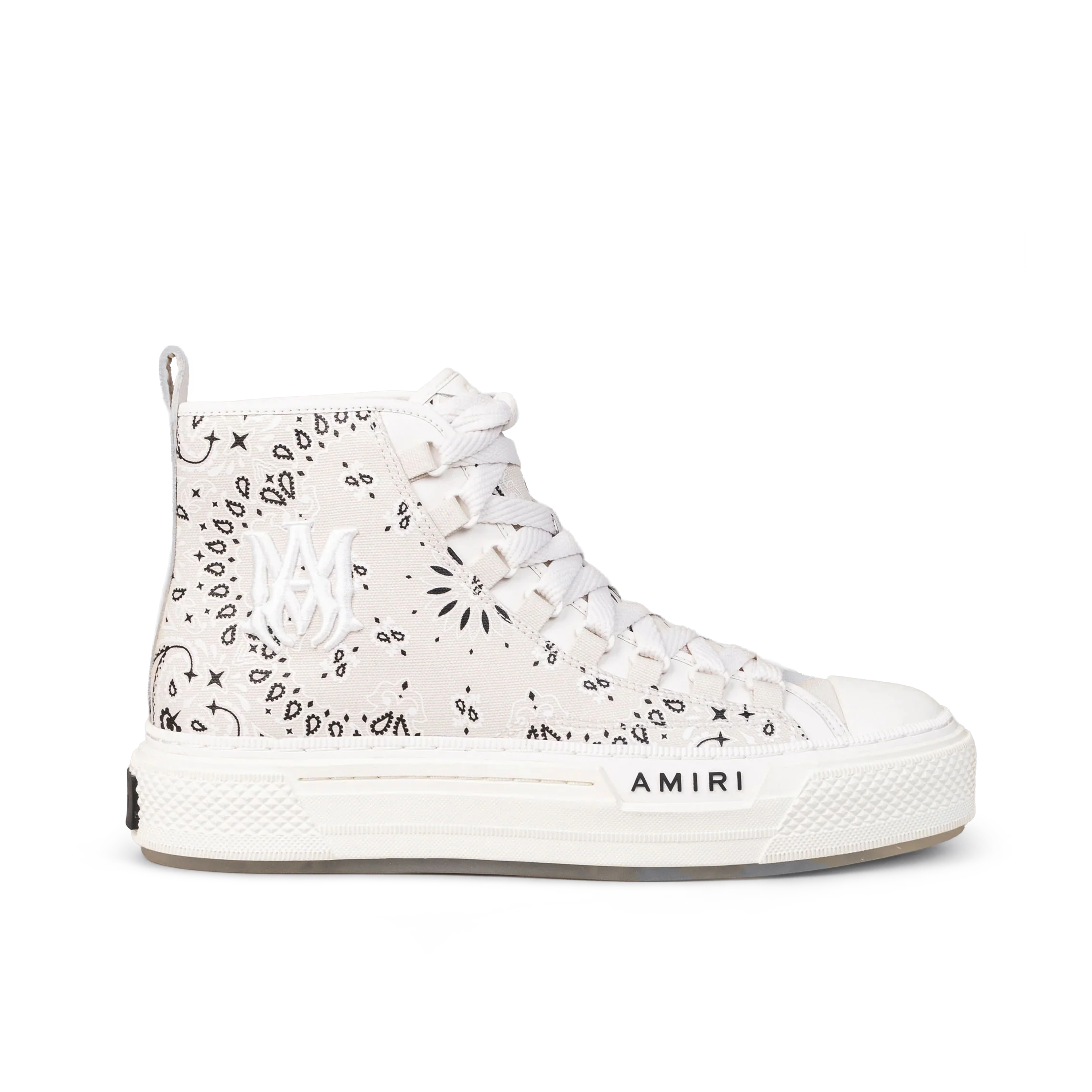 Sneakers High Top Beige AMIRI Bandana