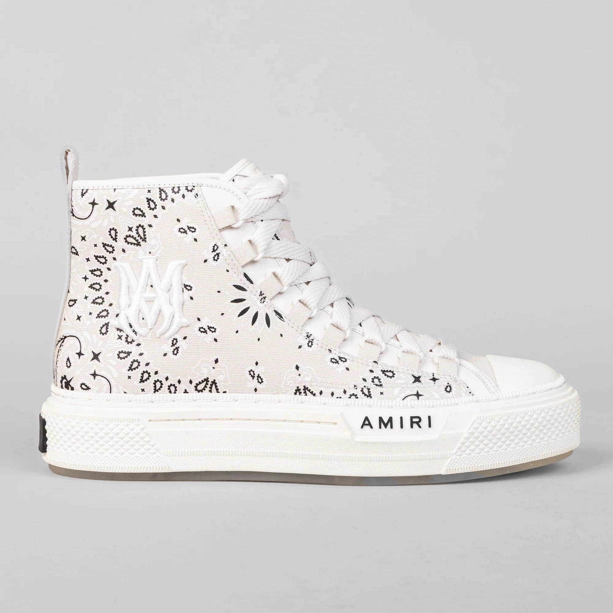 Sneakers Beige AMIRI High Amiri Bandana