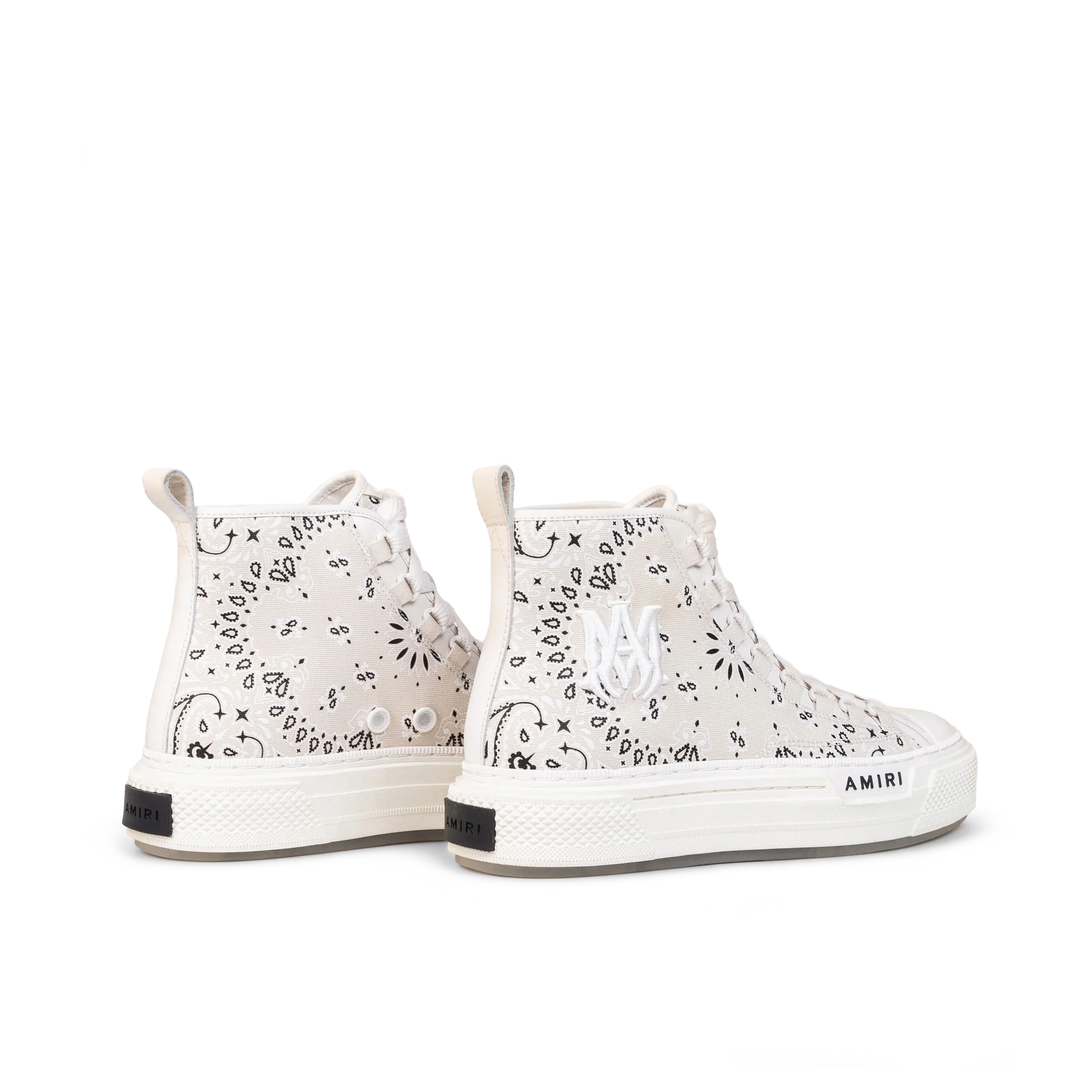 Sneakers High Top Beige AMIRI Bandana