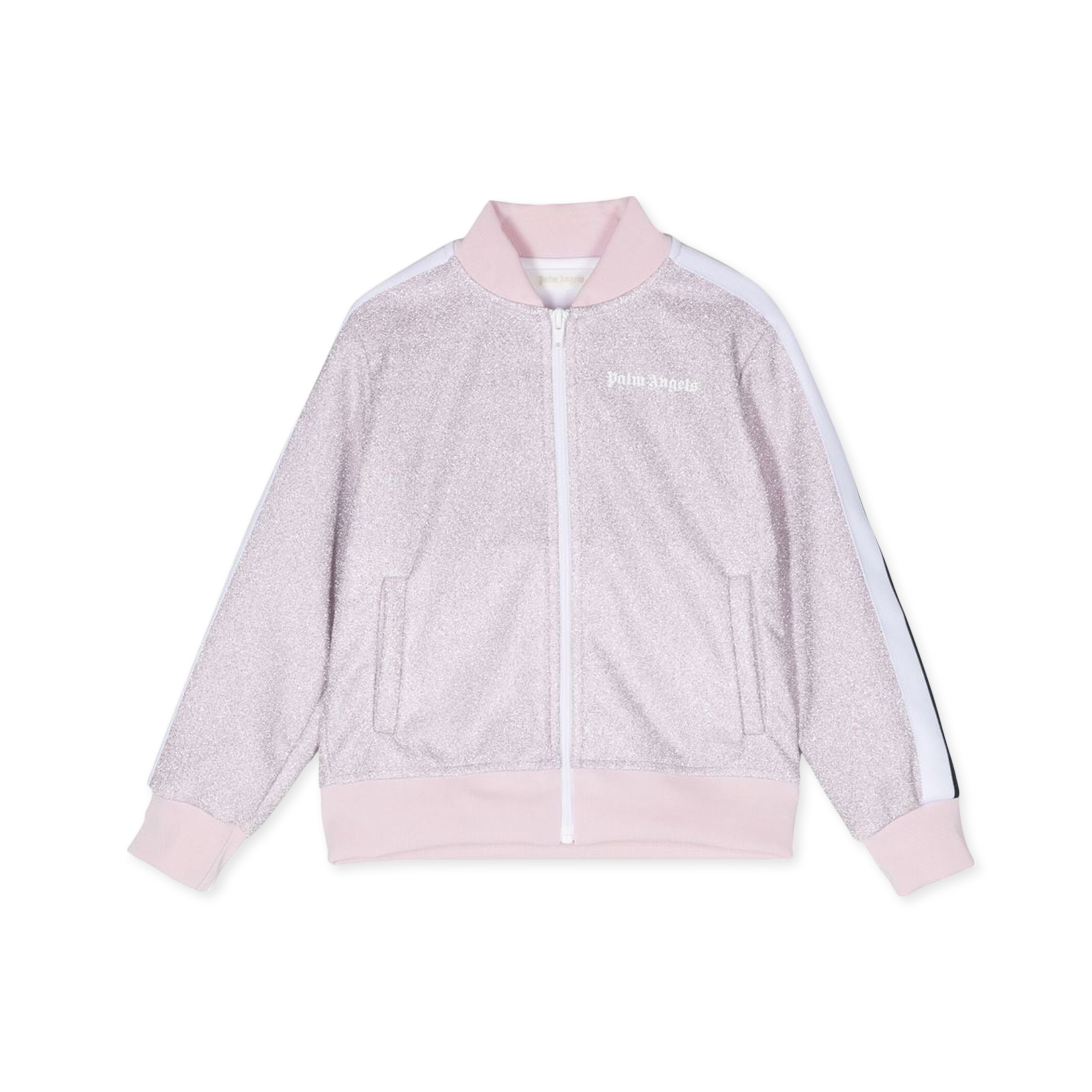 Chaqueta Azul Claro Rosado Palm Angels Kids Logo