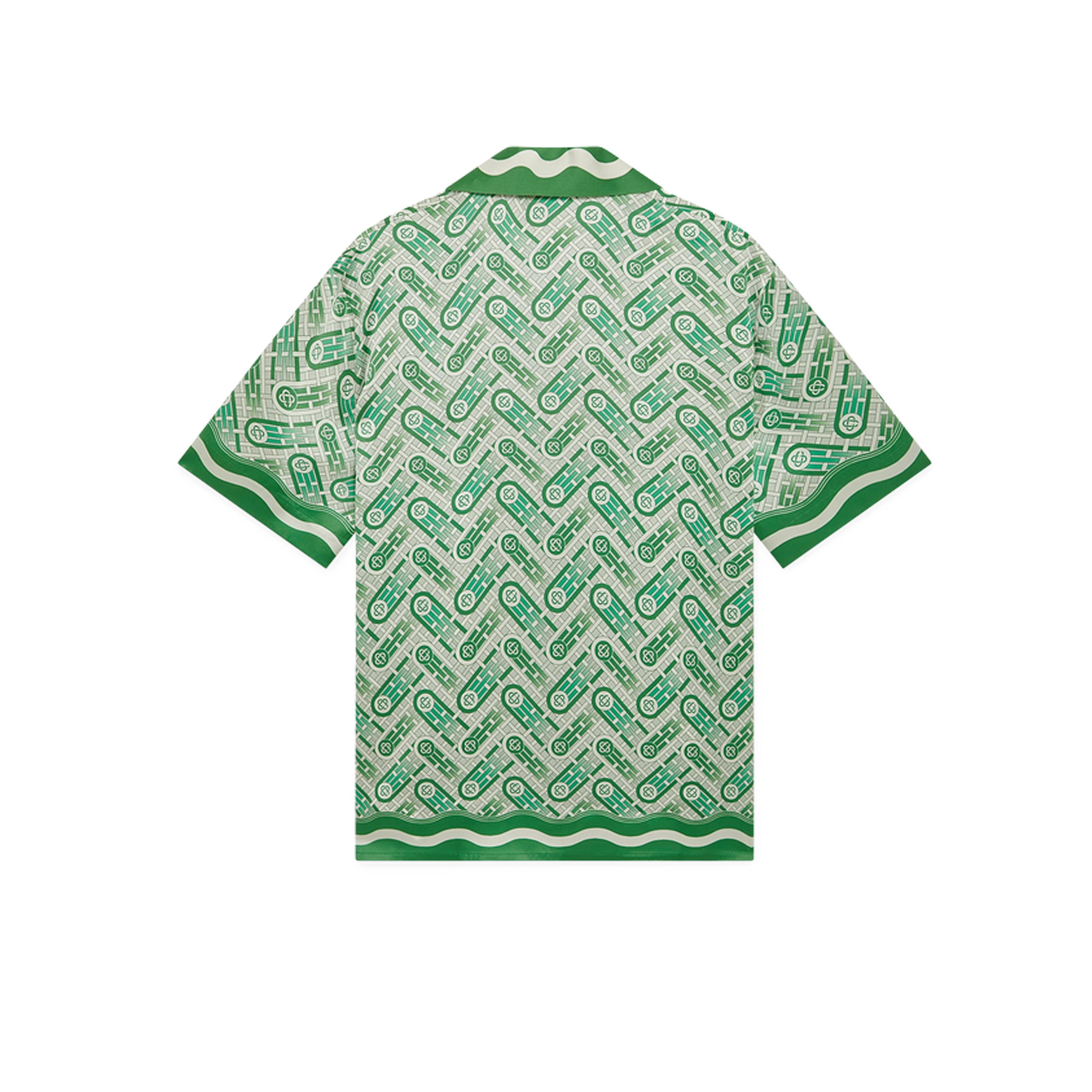 Camisa Verde Casablanca Ping Pong Monogram