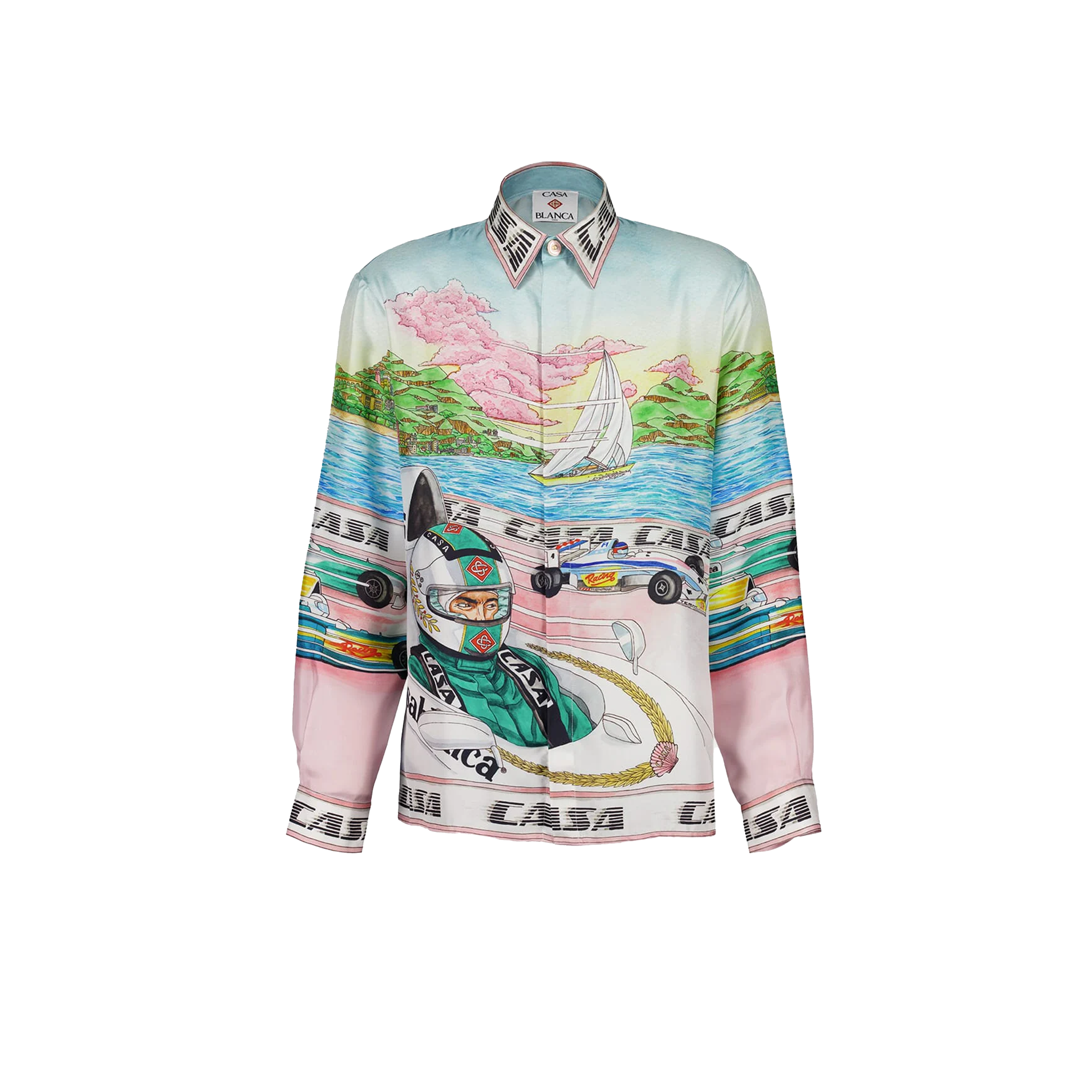 Camisa Multicolor Casablanca The Art Of Racing