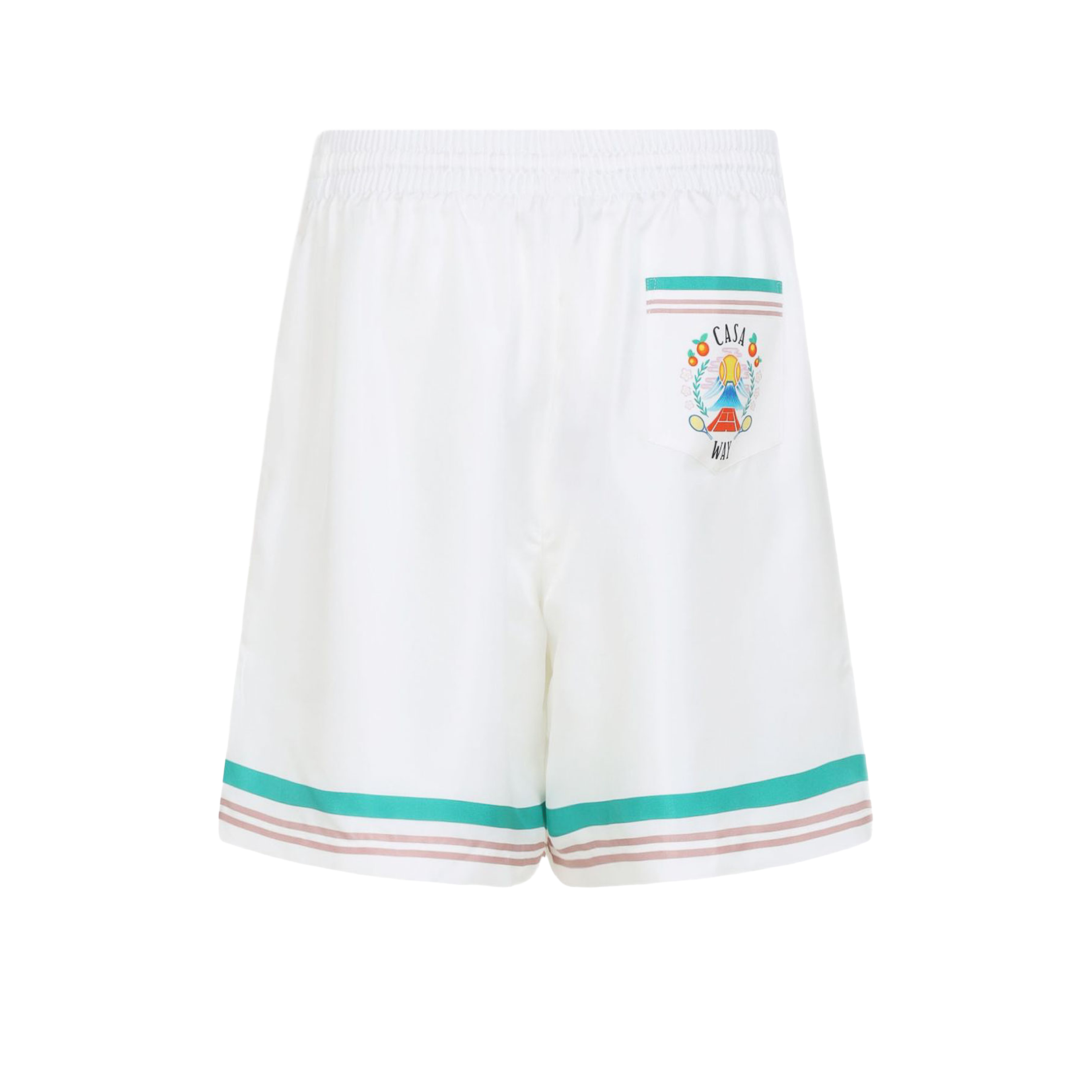 Short Blanco Casablanca Drawstring