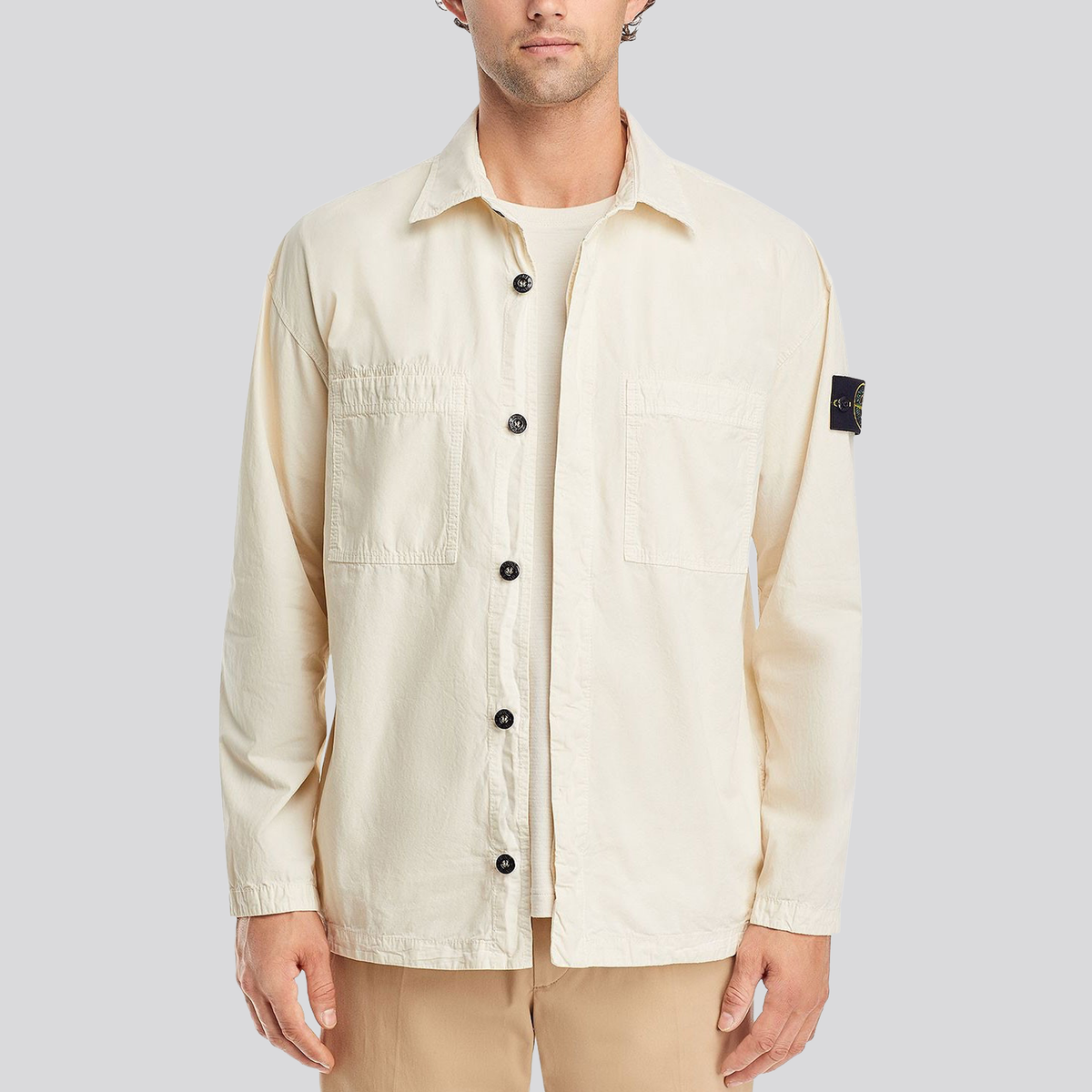 Camisa Hueso Stone Island
