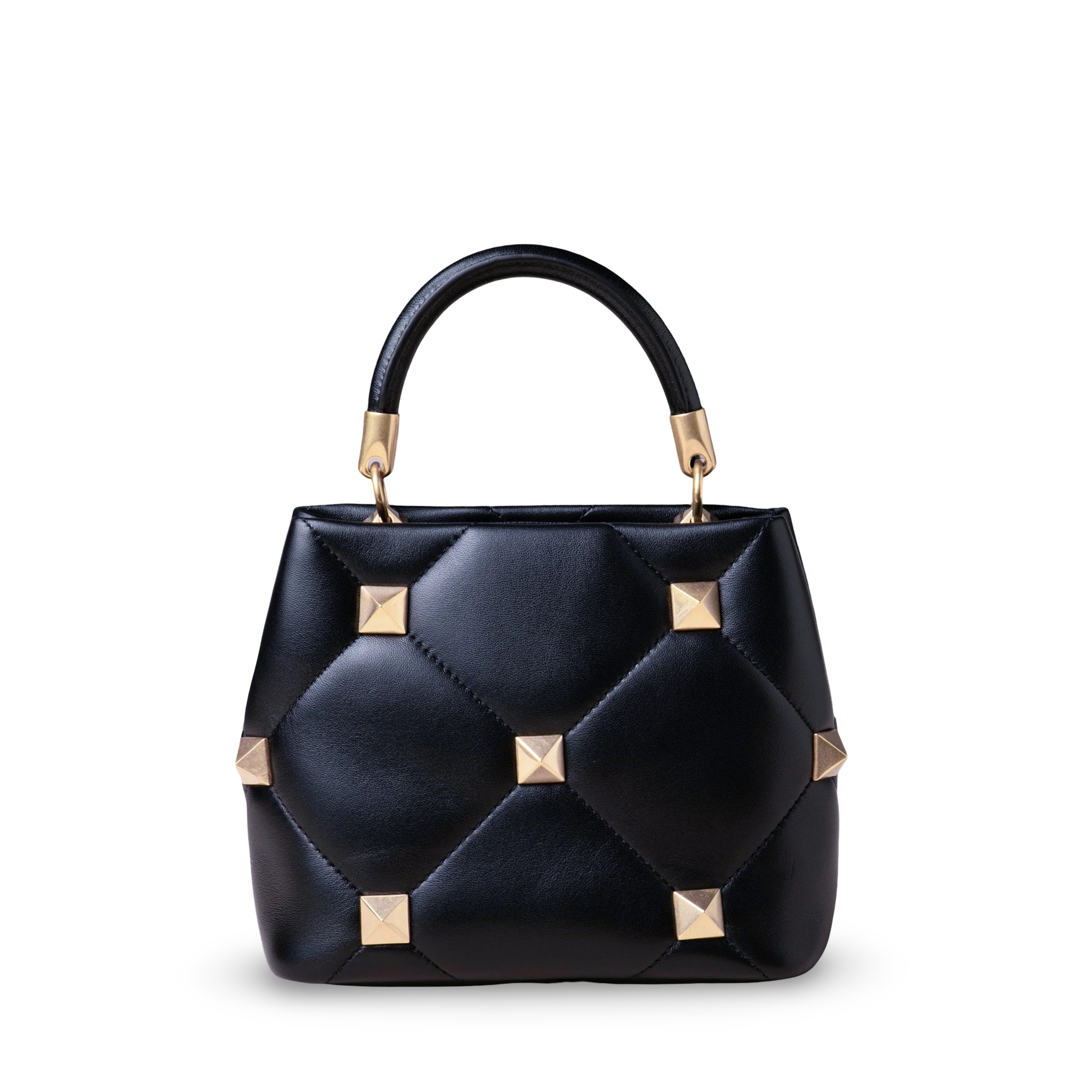 Bolso Negro Valentino Roman Stud