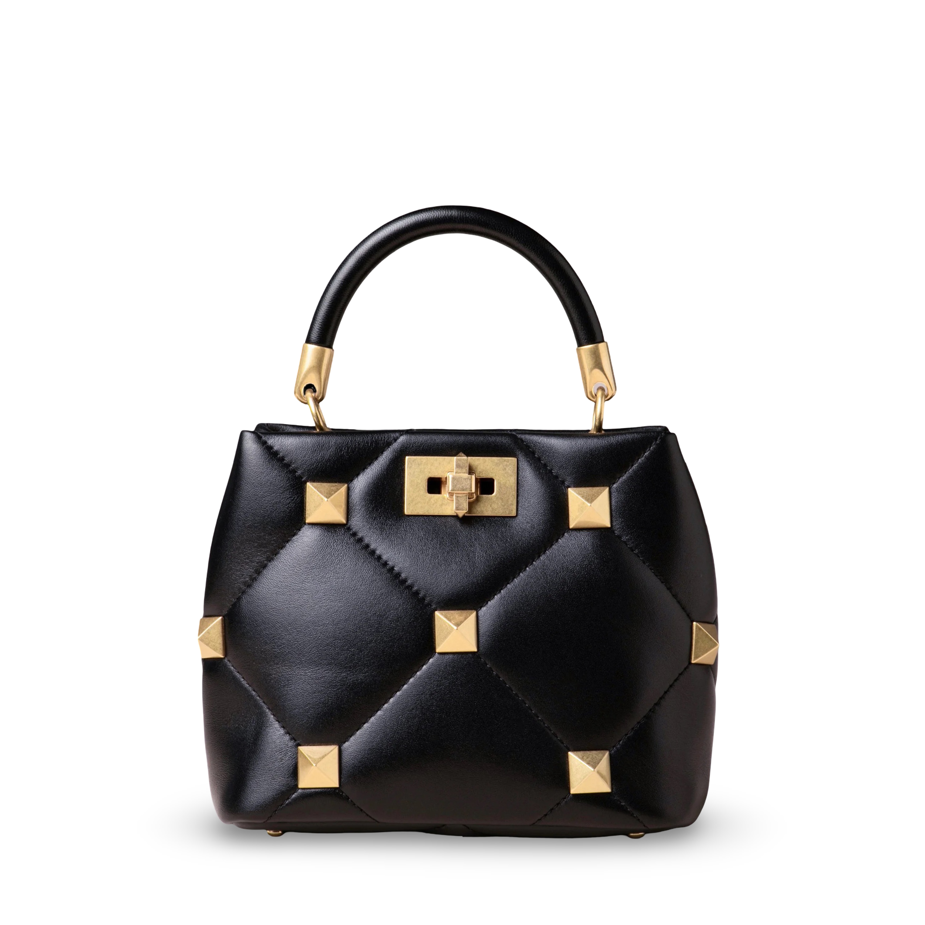 Bolso Negro Valentino Roman Stud