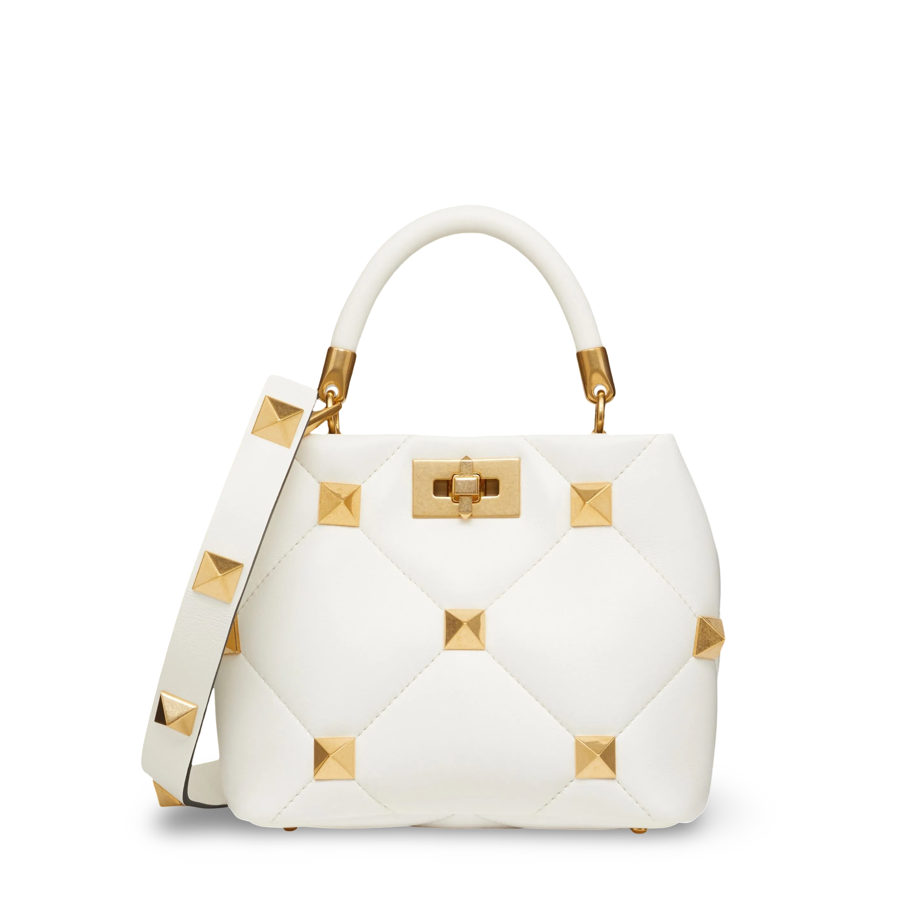 Bolso Pequeño Blanco Valentino Romoan Stud