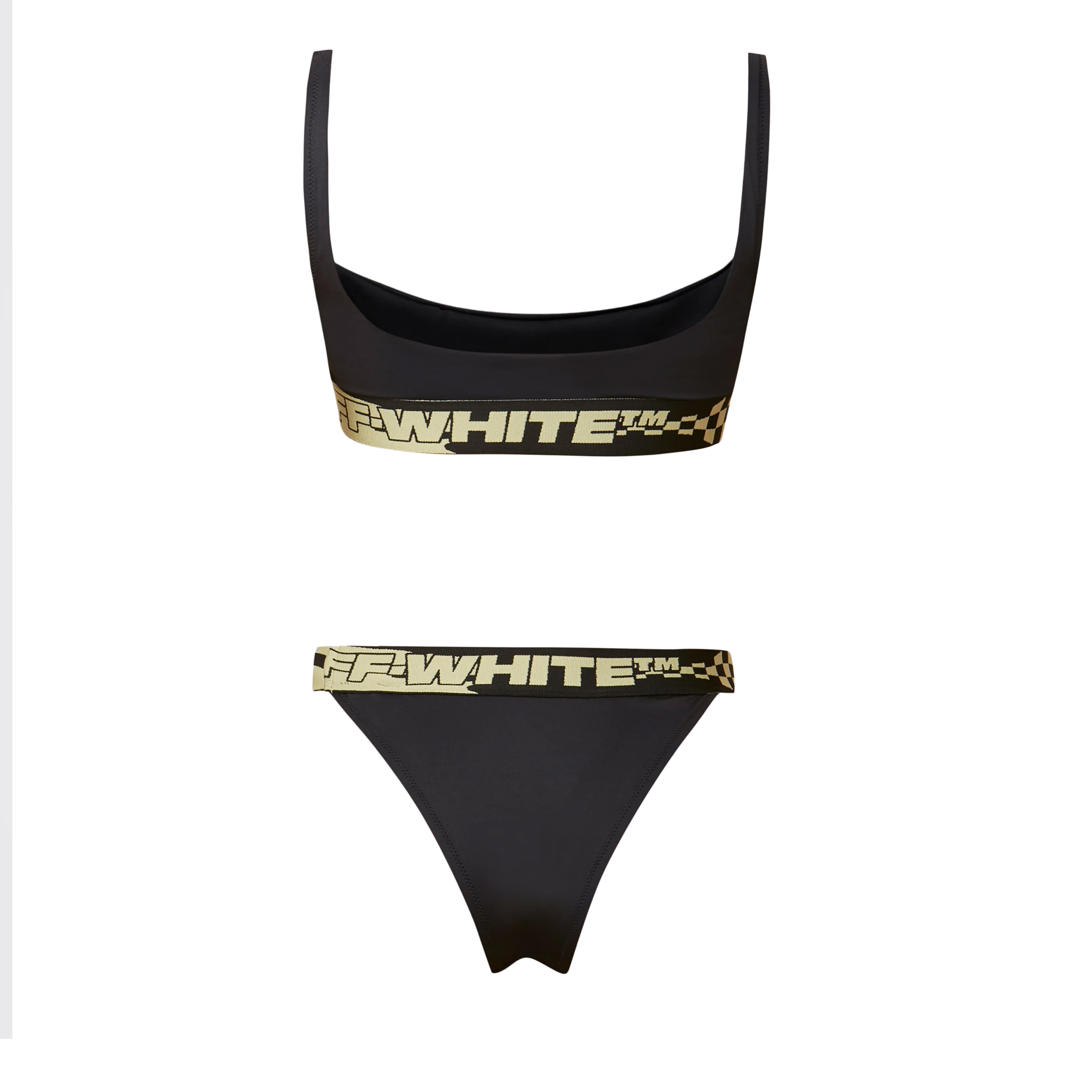 Bikini Logo Band Off-White Negro
