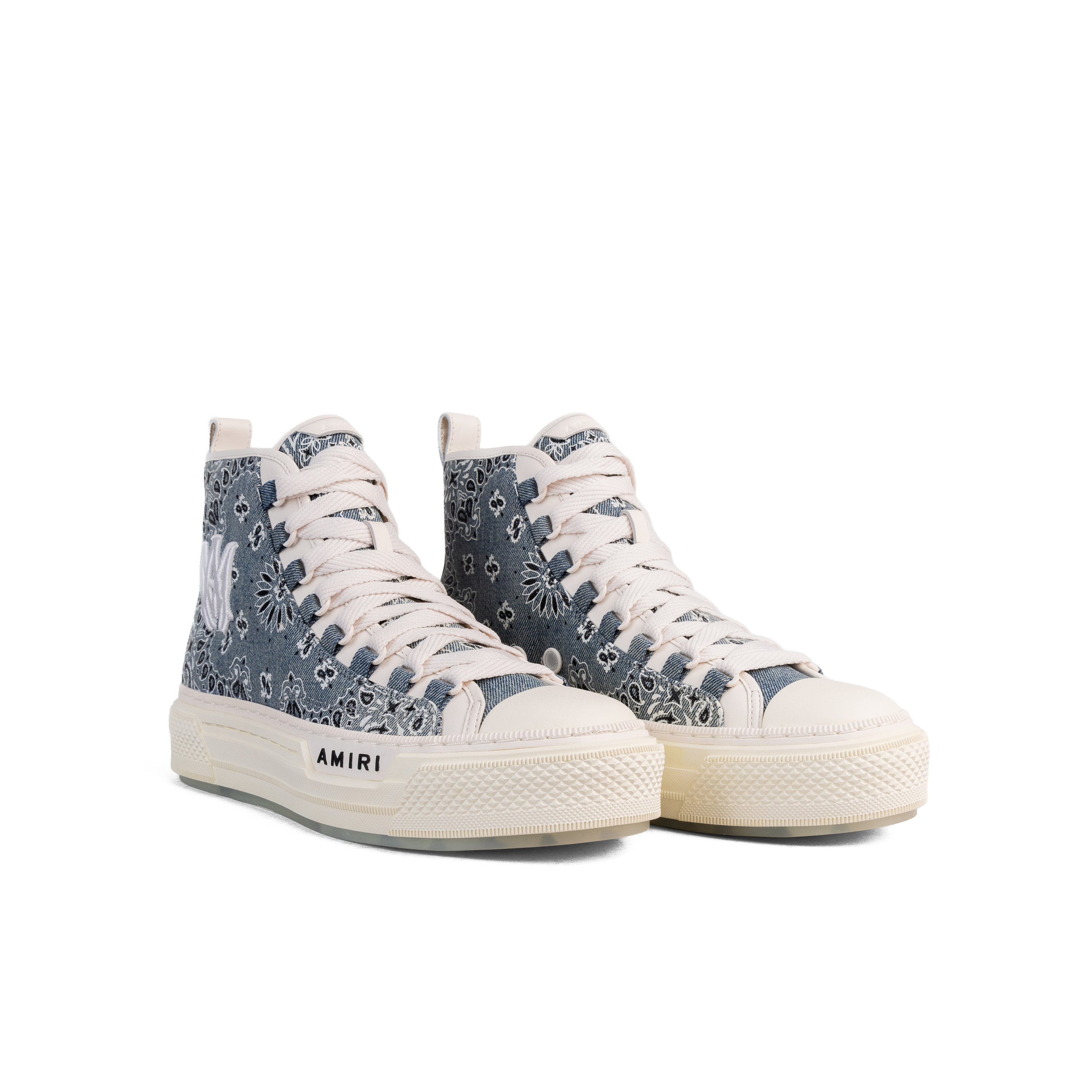 Sneakers High Top Denim AMIRI Bandana