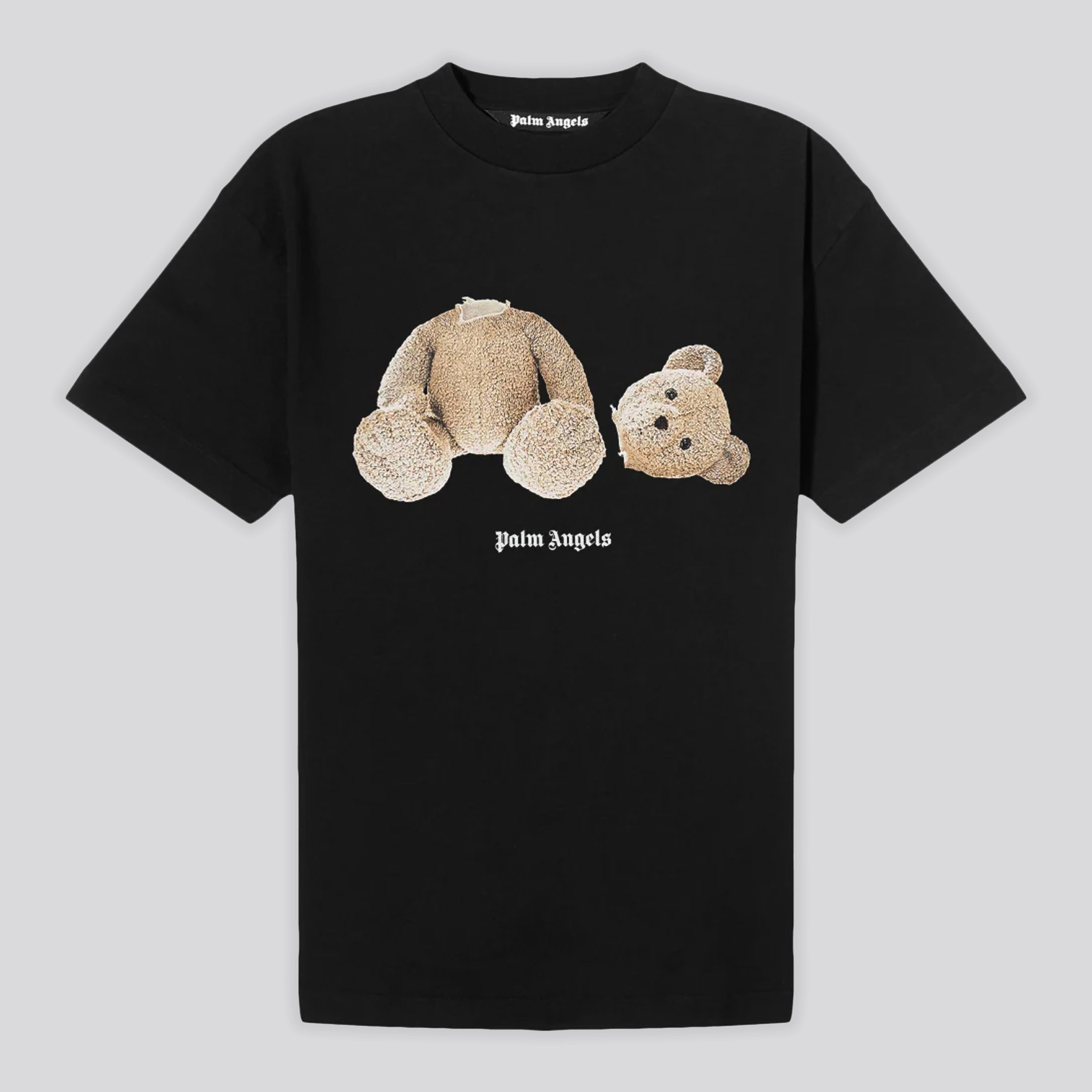 Camiseta Negra Palm Angels Teddy Bear