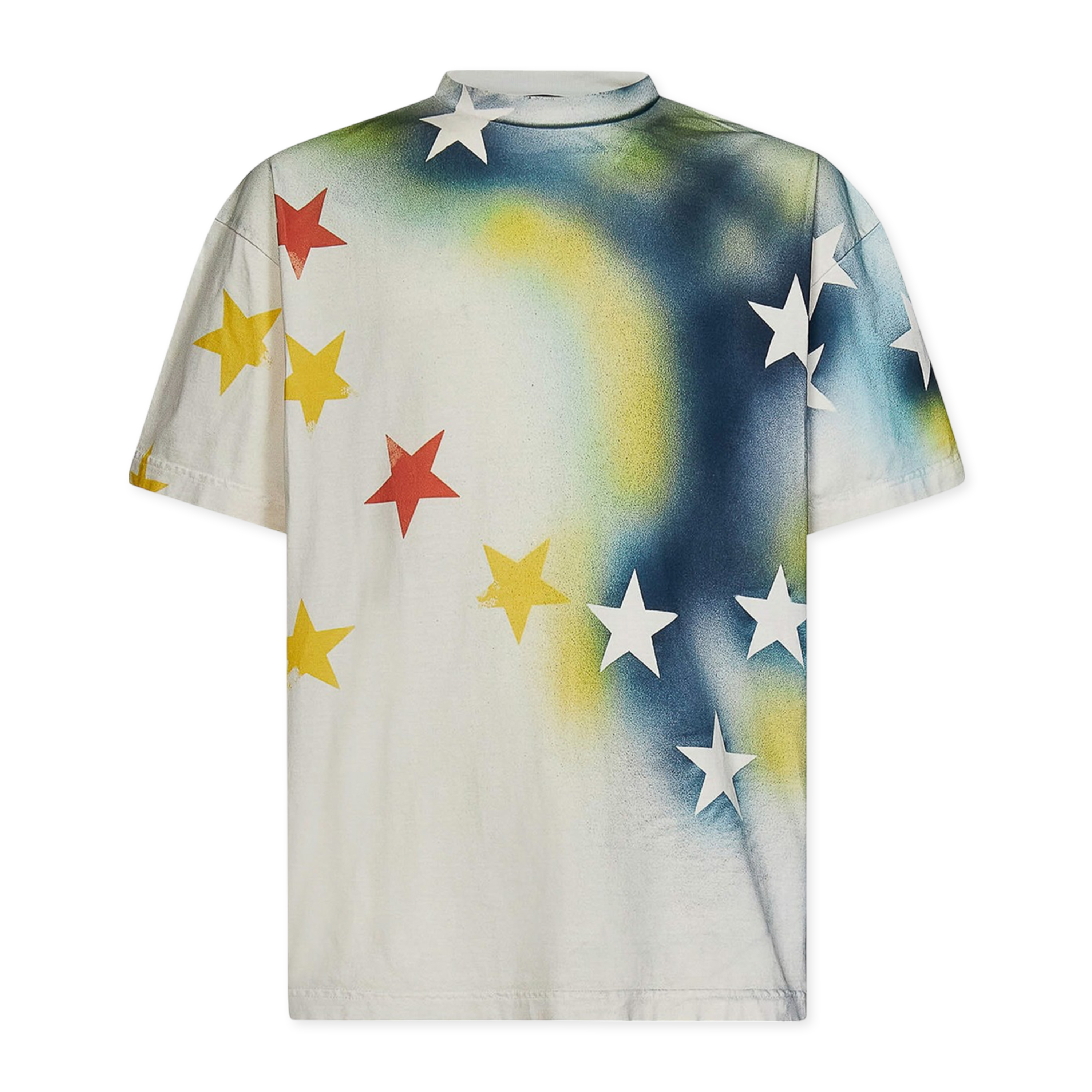 Camiseta Multicolor Palm Angels Sprayed Stars