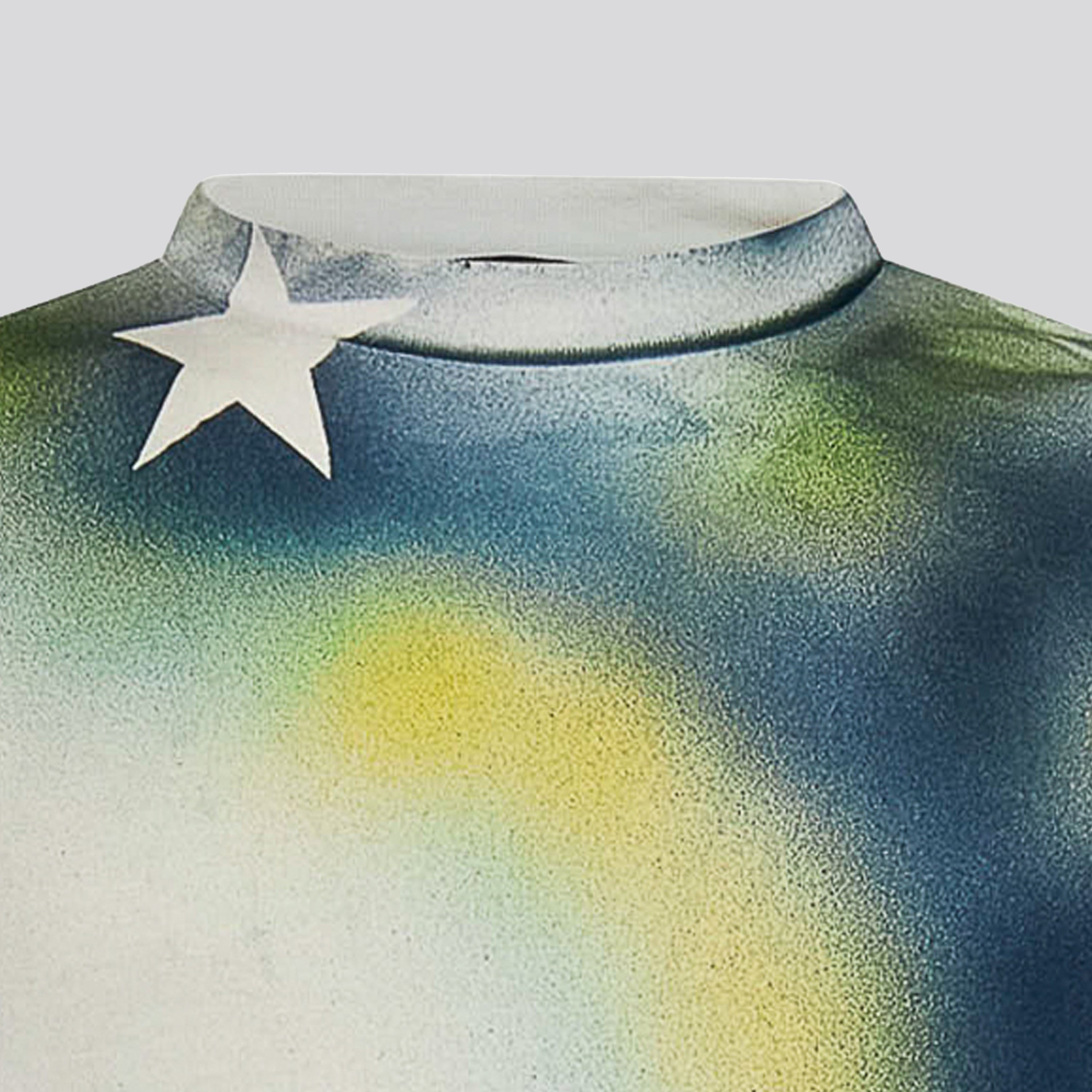 Camiseta Multicolor Palm Angels Sprayed Stars