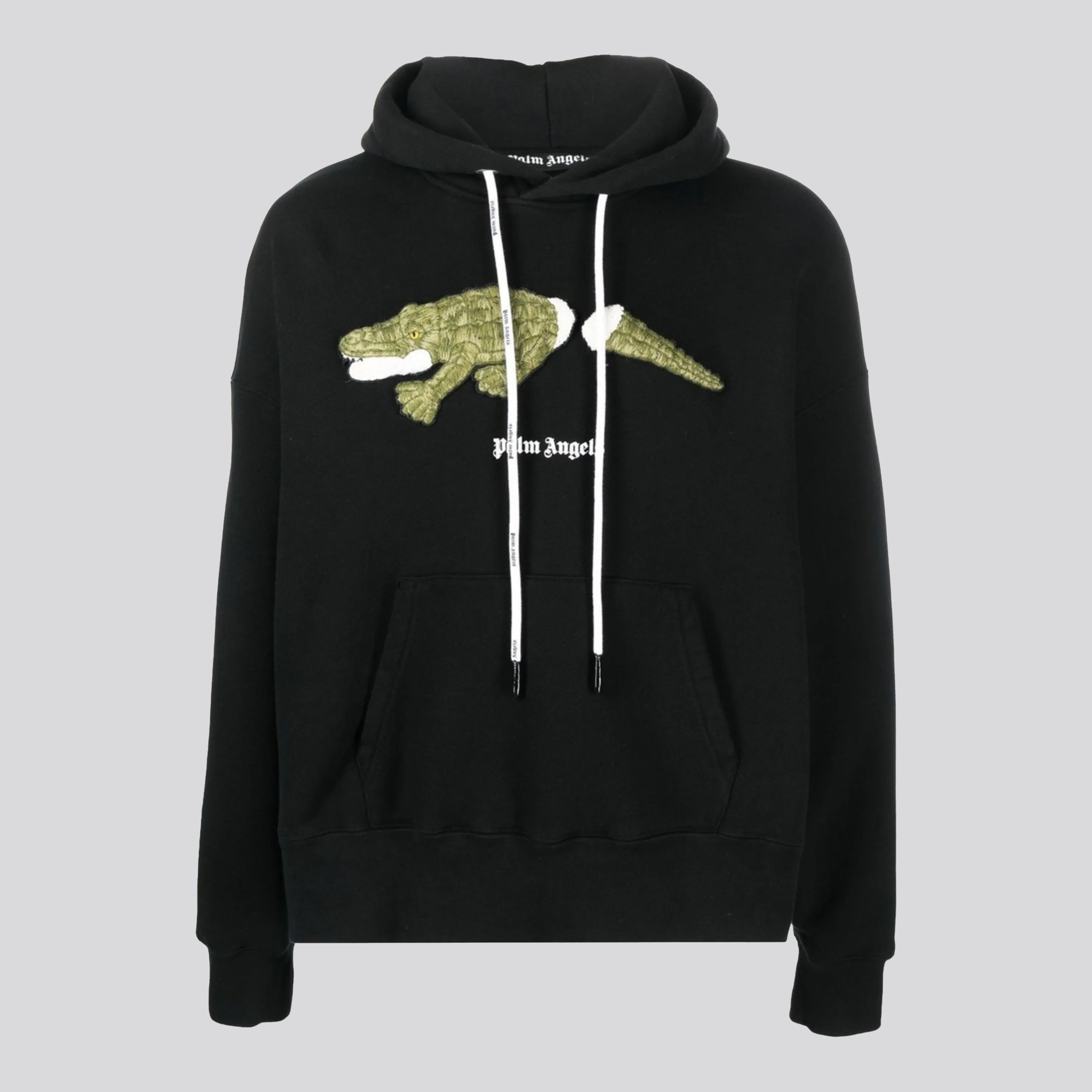 Buzo Negro Palm Angels Crocodile