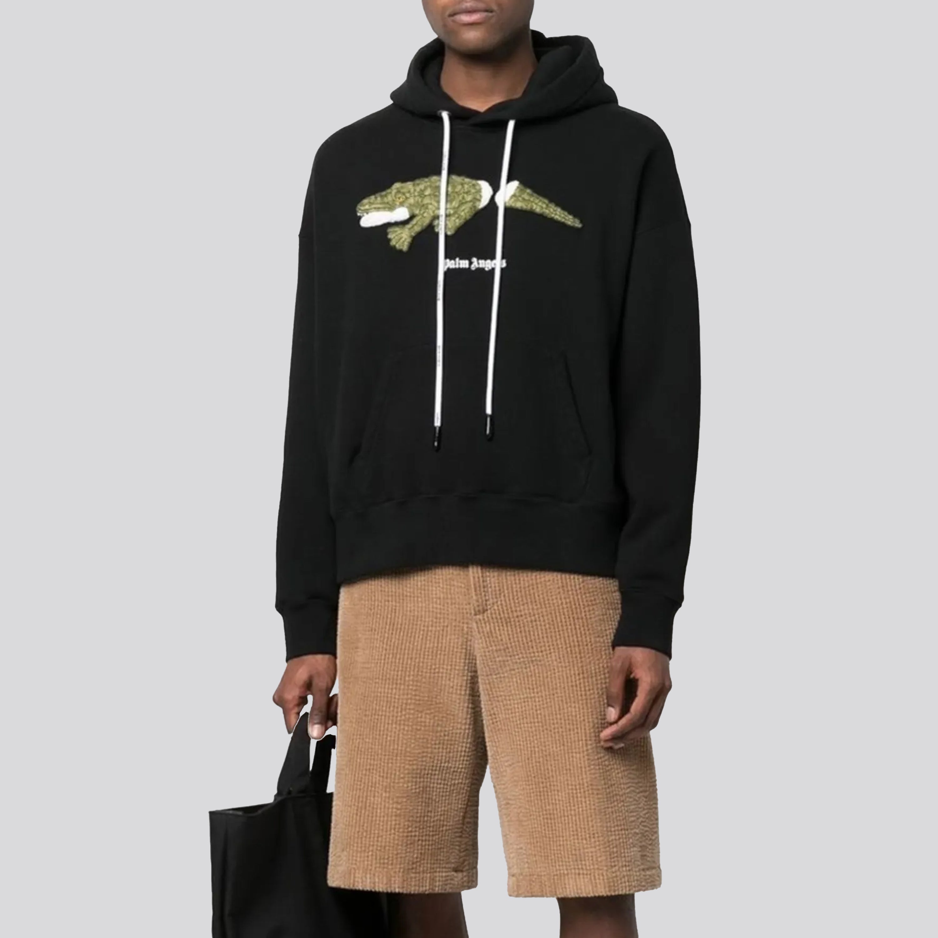 Buzo Negro Palm Angels Crocodile