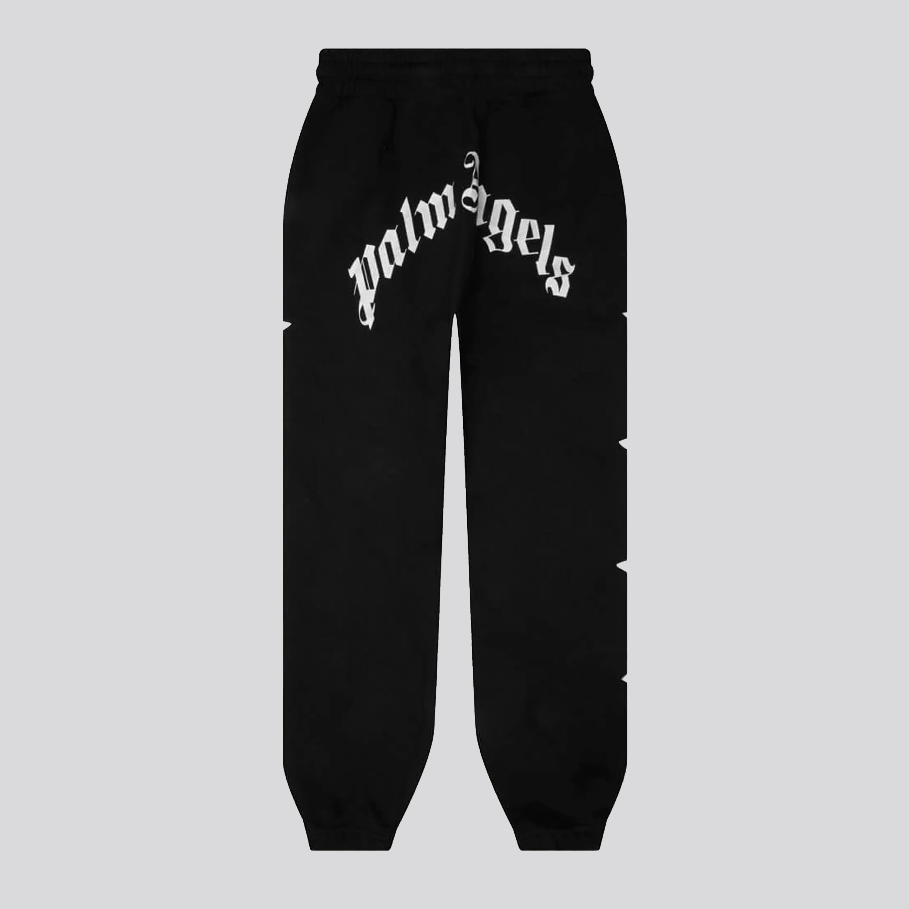Jogger Negro Blanco Patched Stars Vint Sweatpants