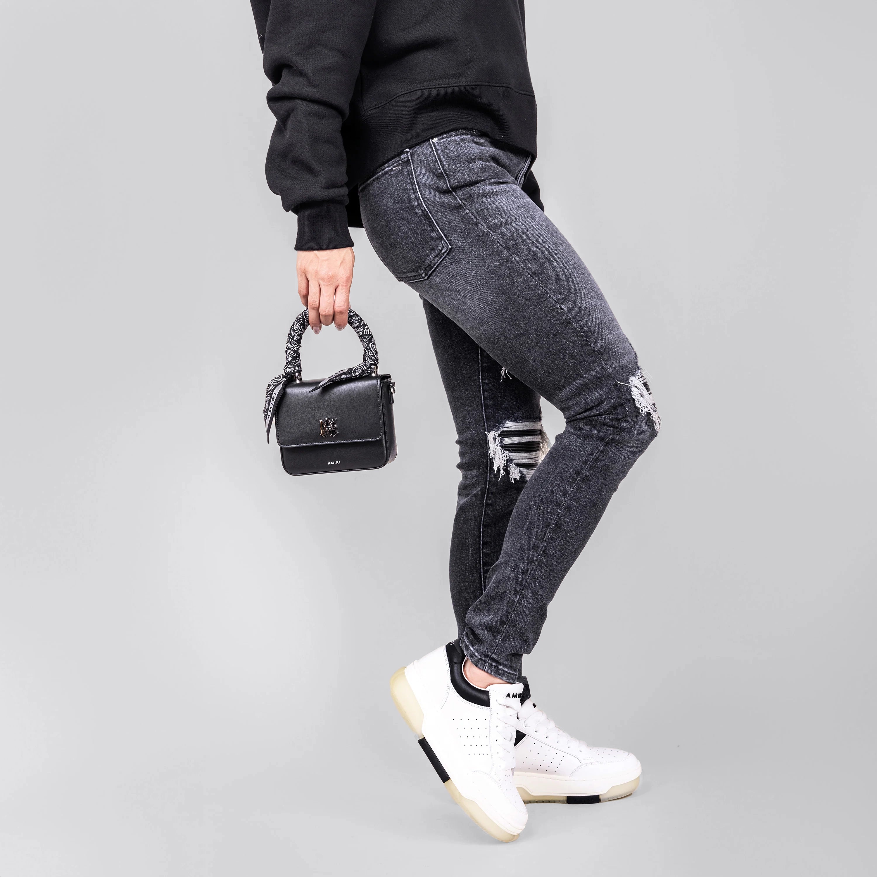 Sneakers Blanco AMIRI Negro Perforated