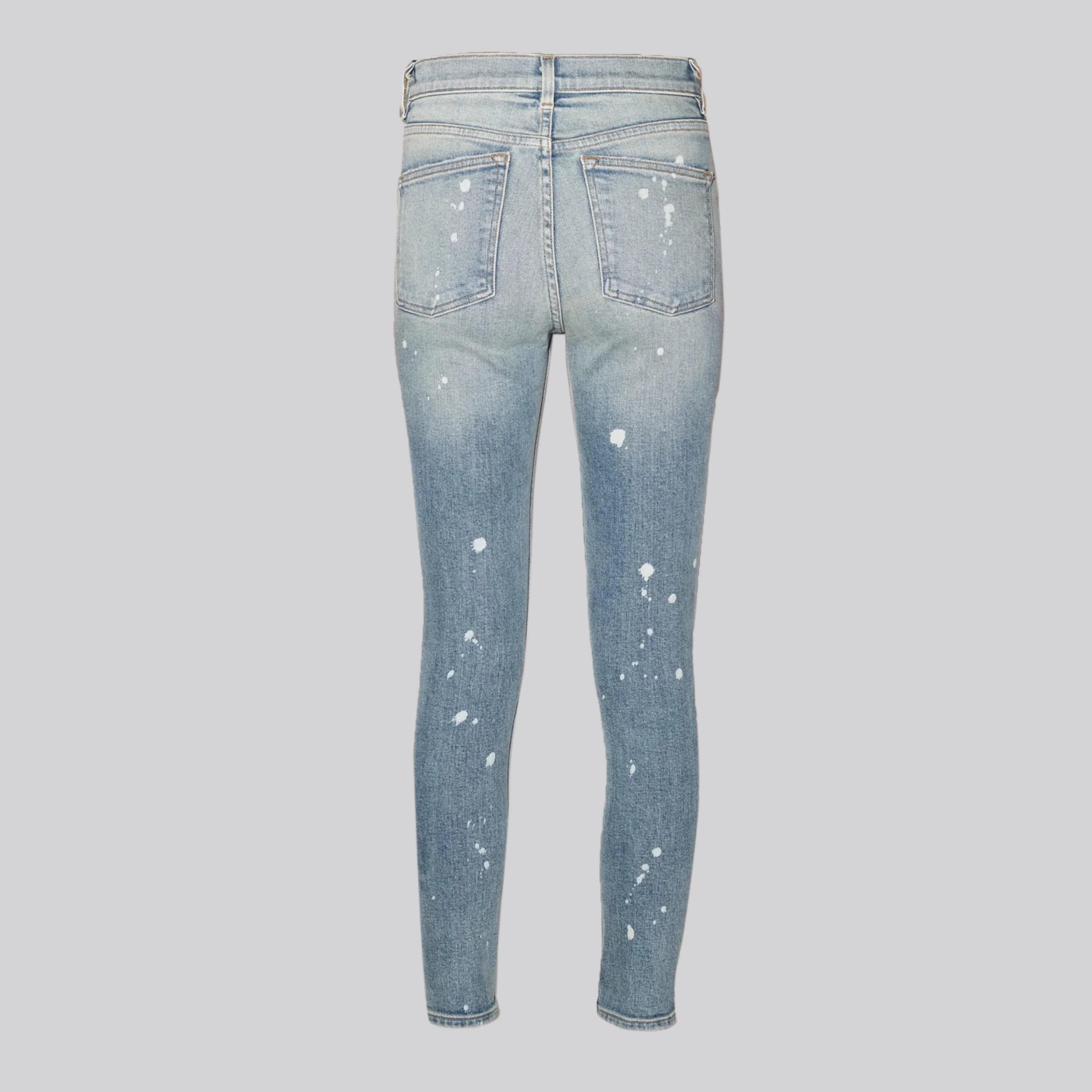Jeans Denim AMIRI Blanco Leather