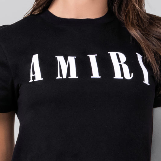 Camiseta Negra AMIRI Logo W
