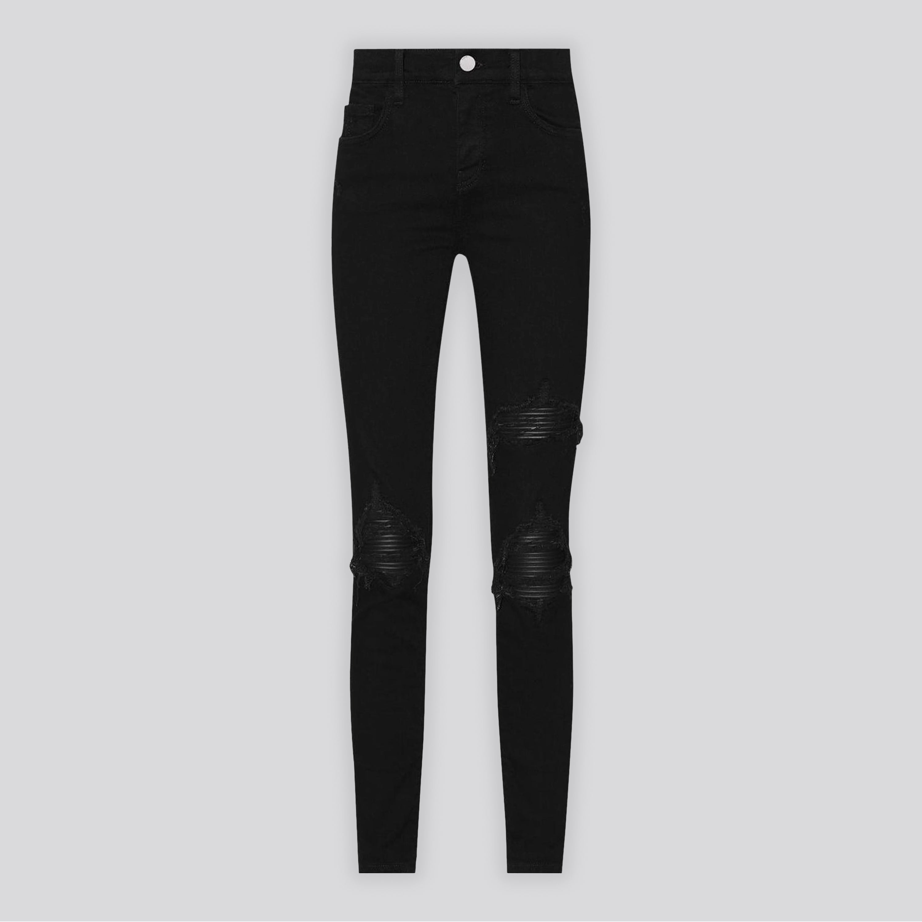 Jeans Negro AMIRI Leather Patches