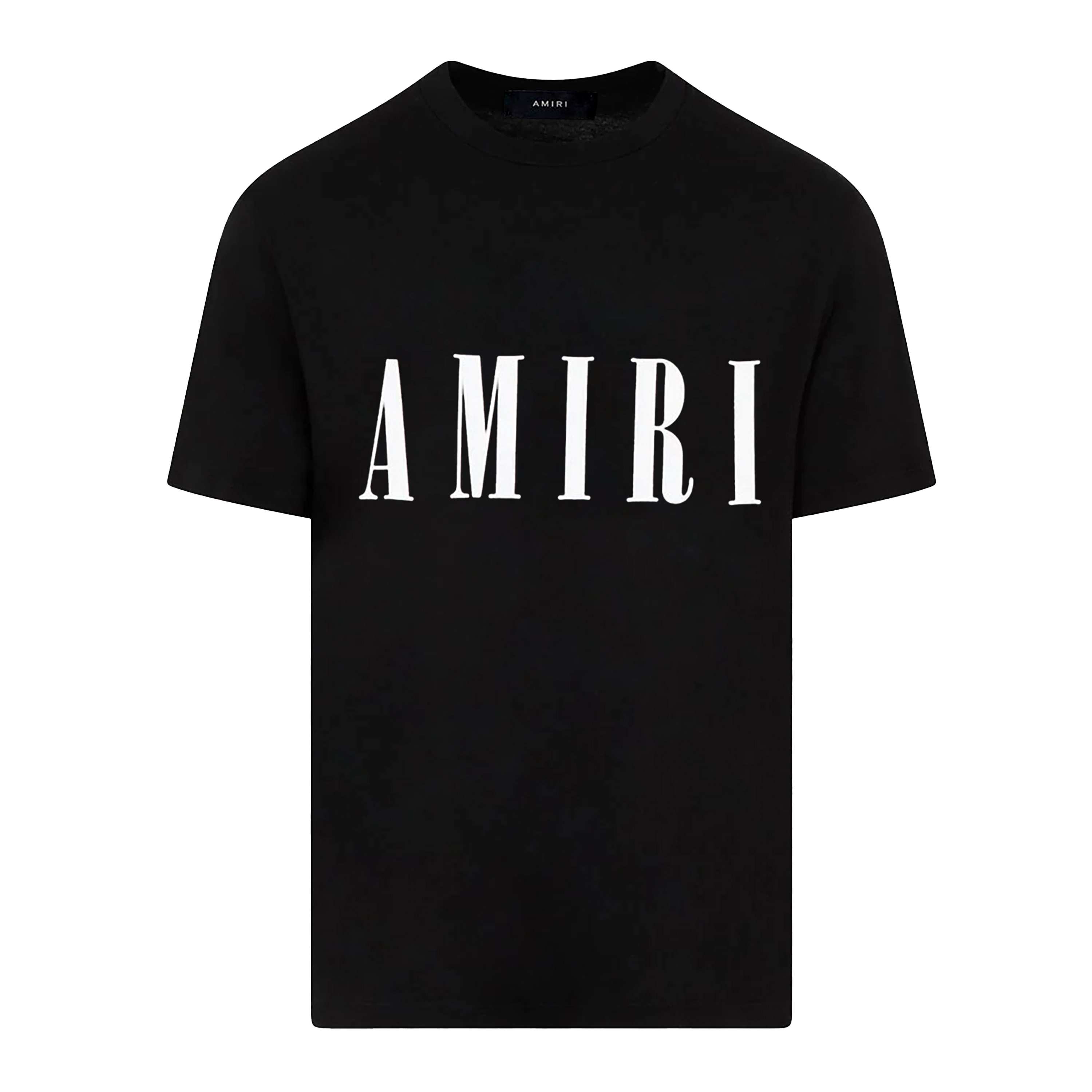 Camiseta Negra AMIRI Blanco Logo W
