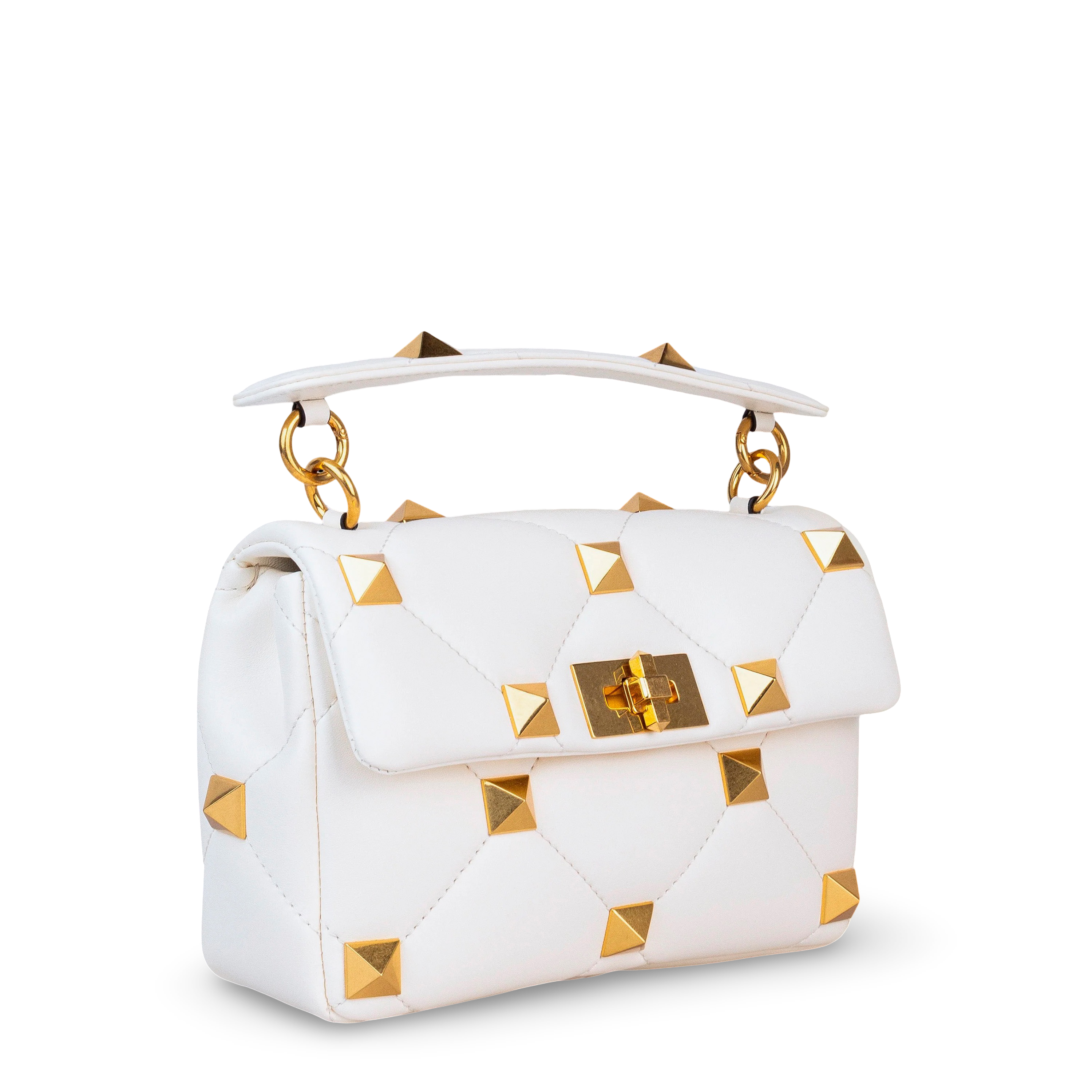 Cartera Blanca Valentino Roman Stud Bag