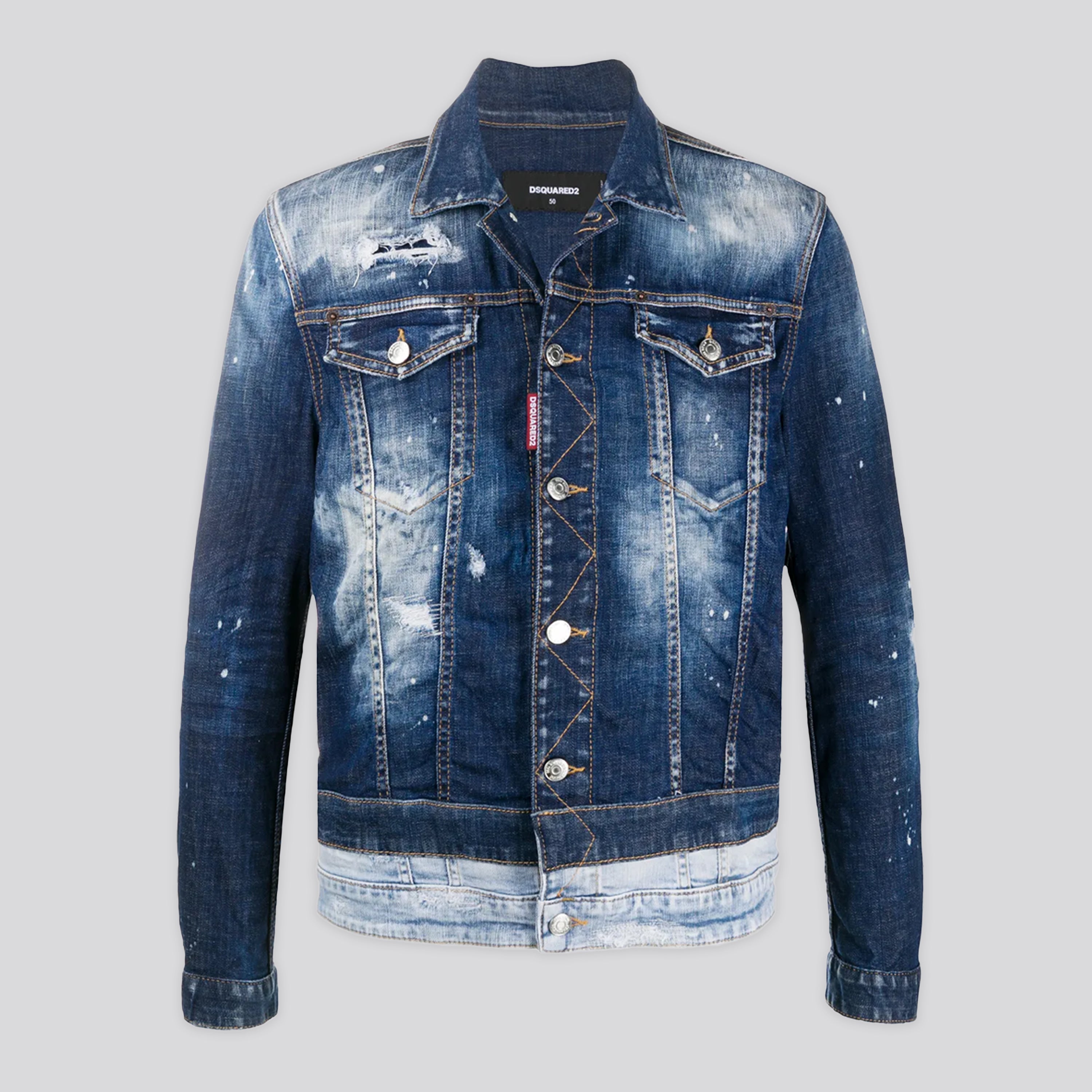 Chaqueta Azul Dsquared2 Hem