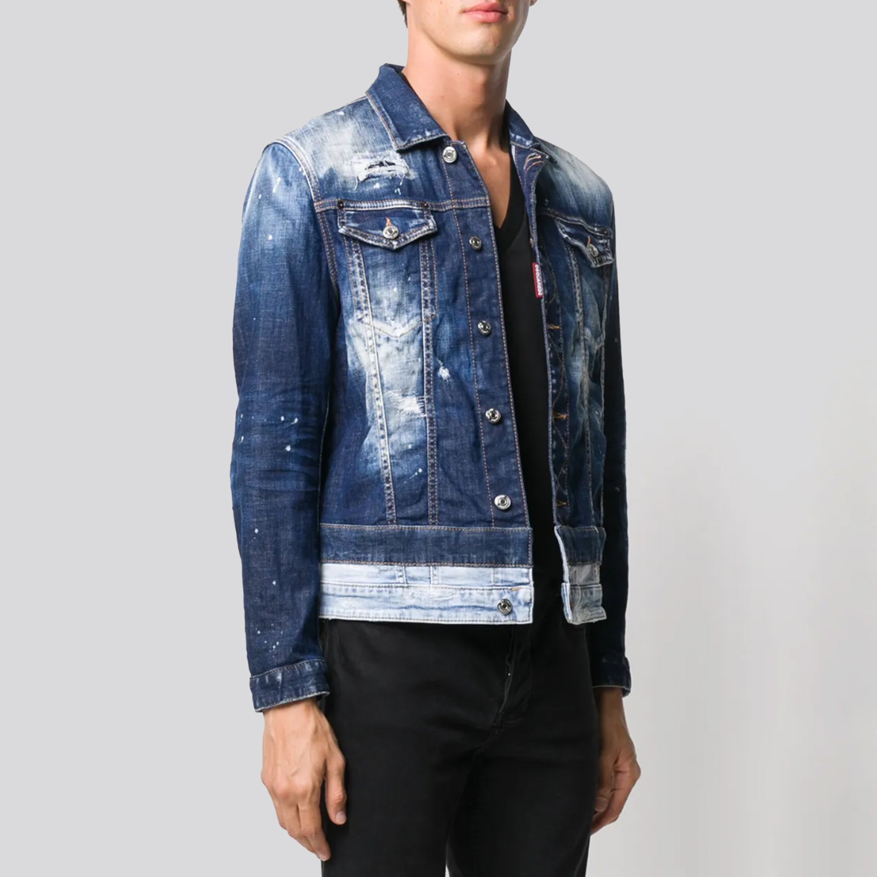 Chaqueta Azul Dsquared2 Hem