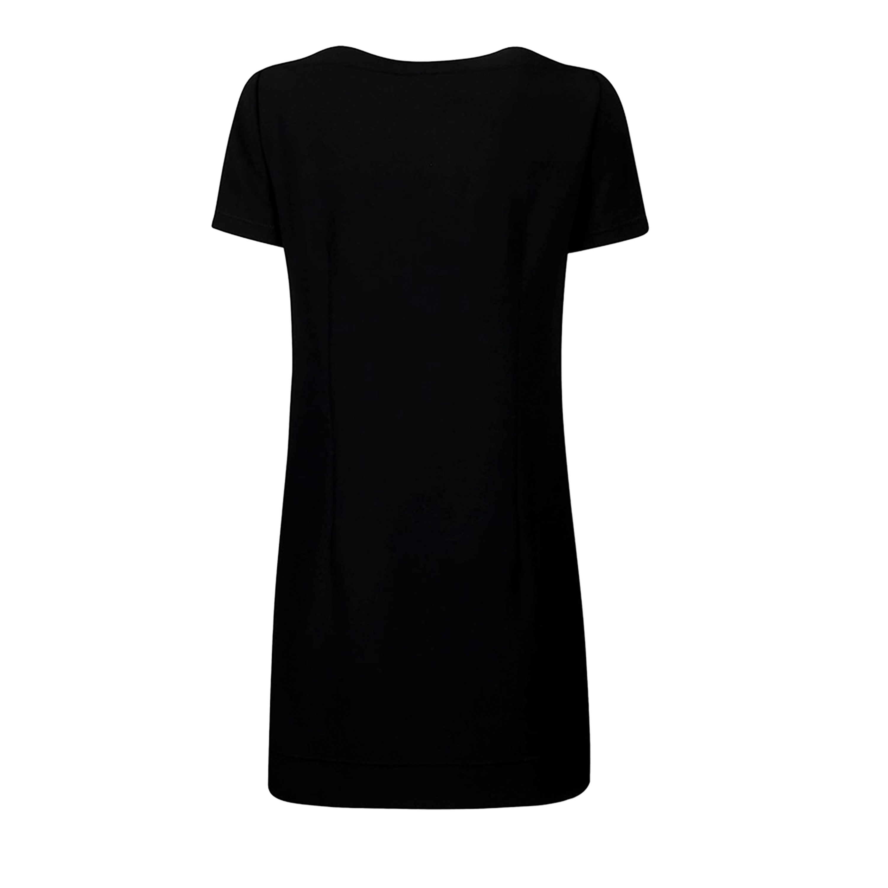 Vestido Negro Dsquared2 Negro Vertical Zipper