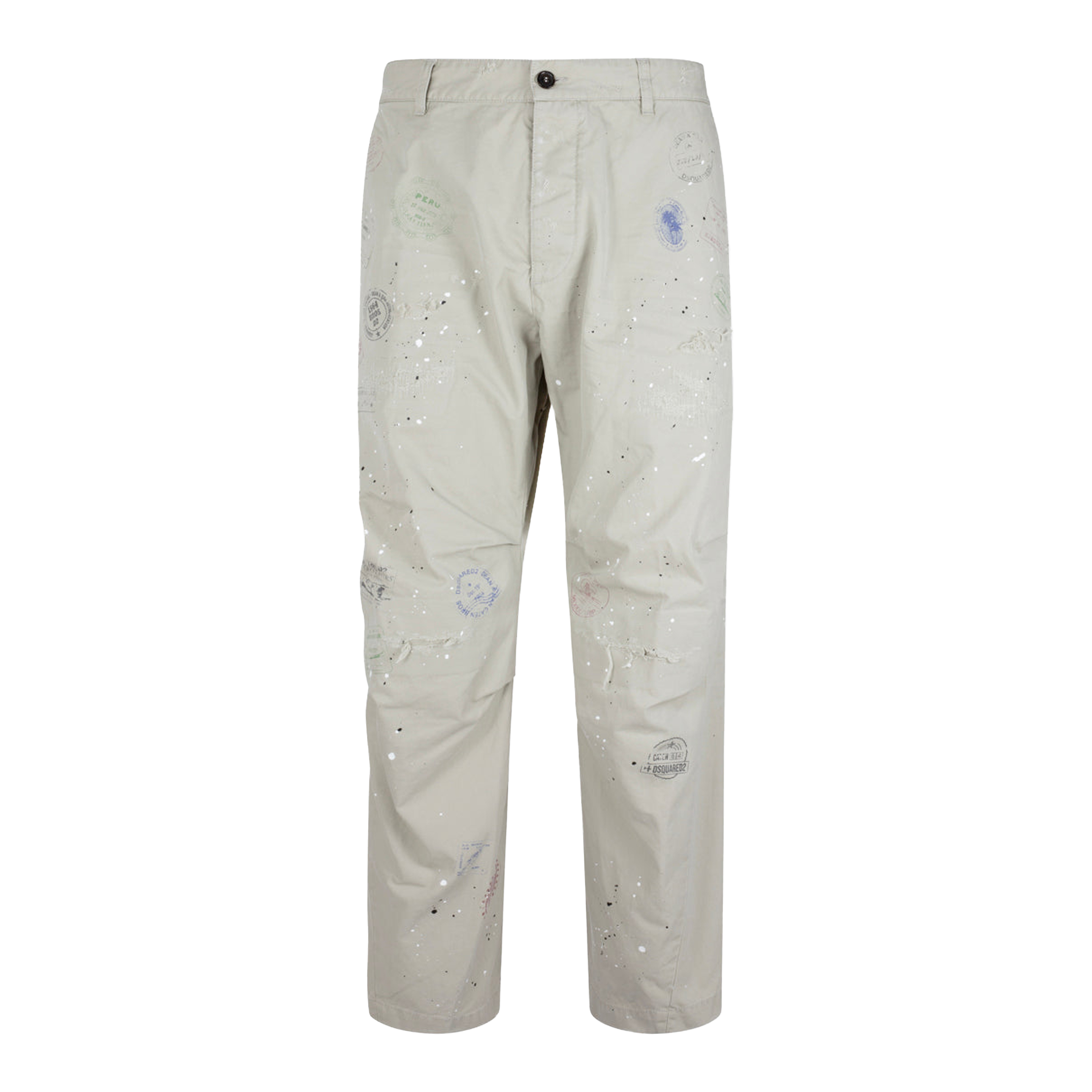 Pantalón Crema Dsquared2 Cargo Peru