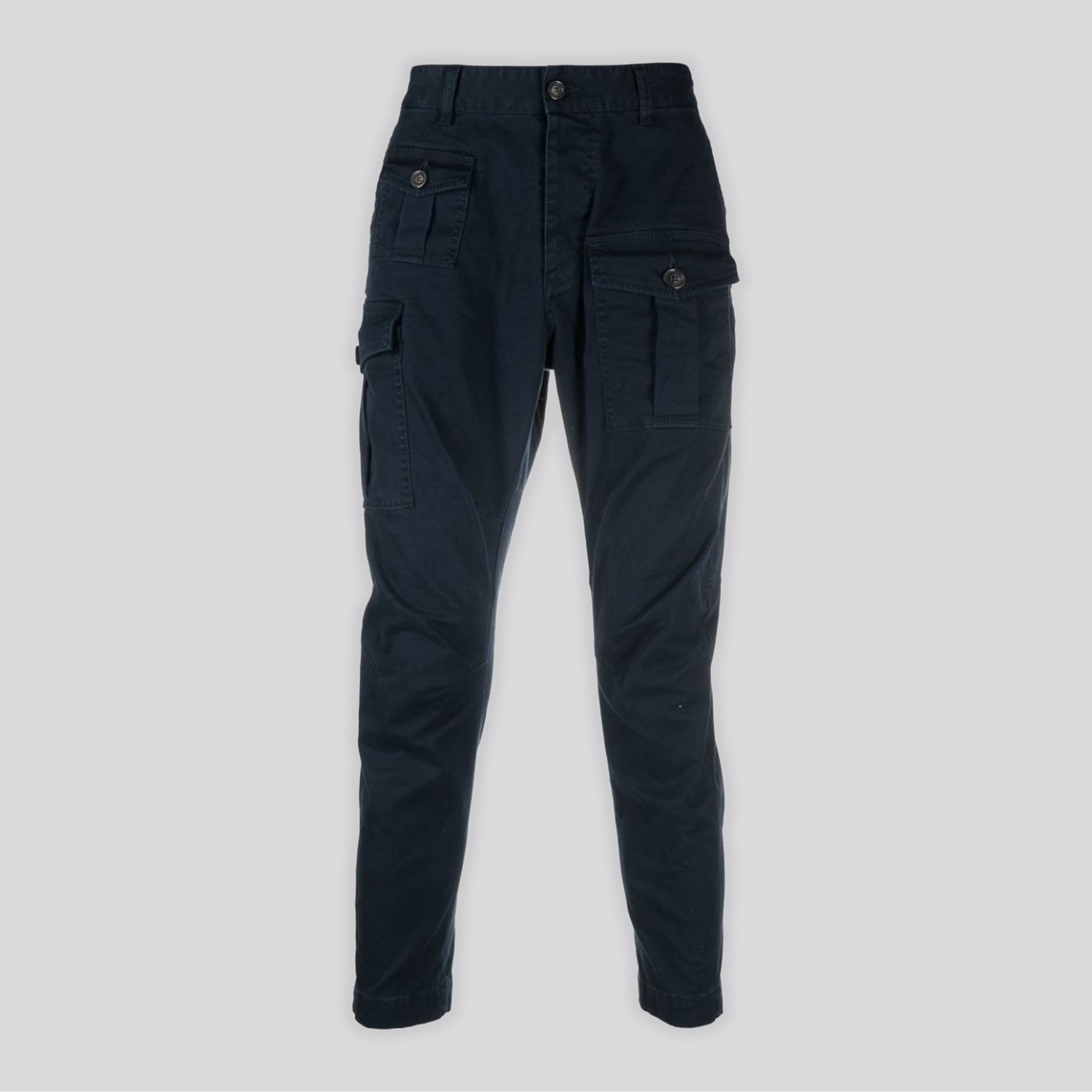 Pantalón Cargo Azul Dsquared2 Multipocket