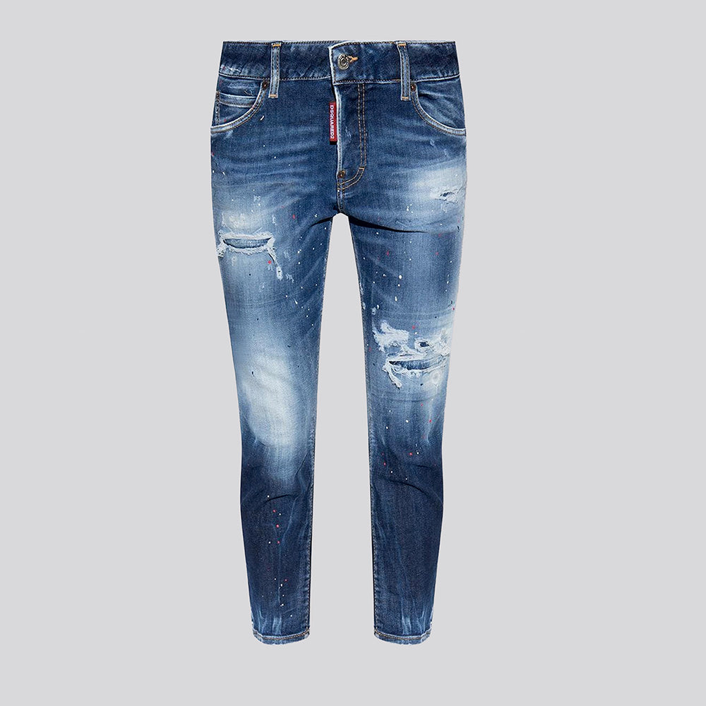 Jeans Denim Dsquared2 Cool Girl Red Paints