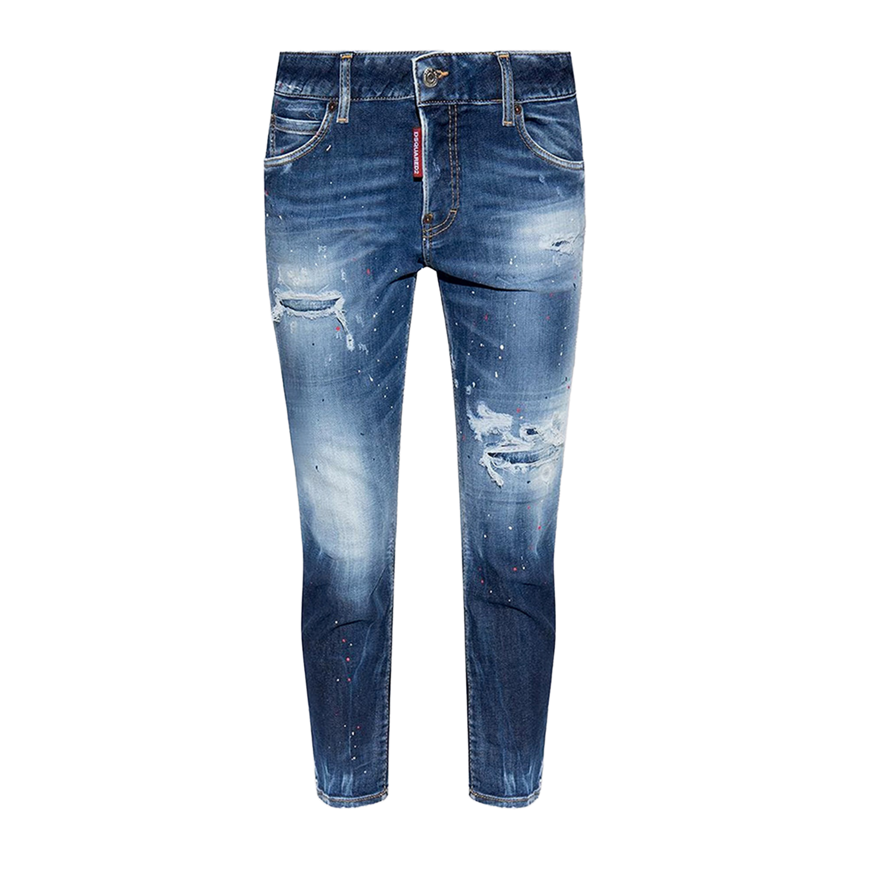 Jeans Denim Dsquared2 Cool Girl Red Paints