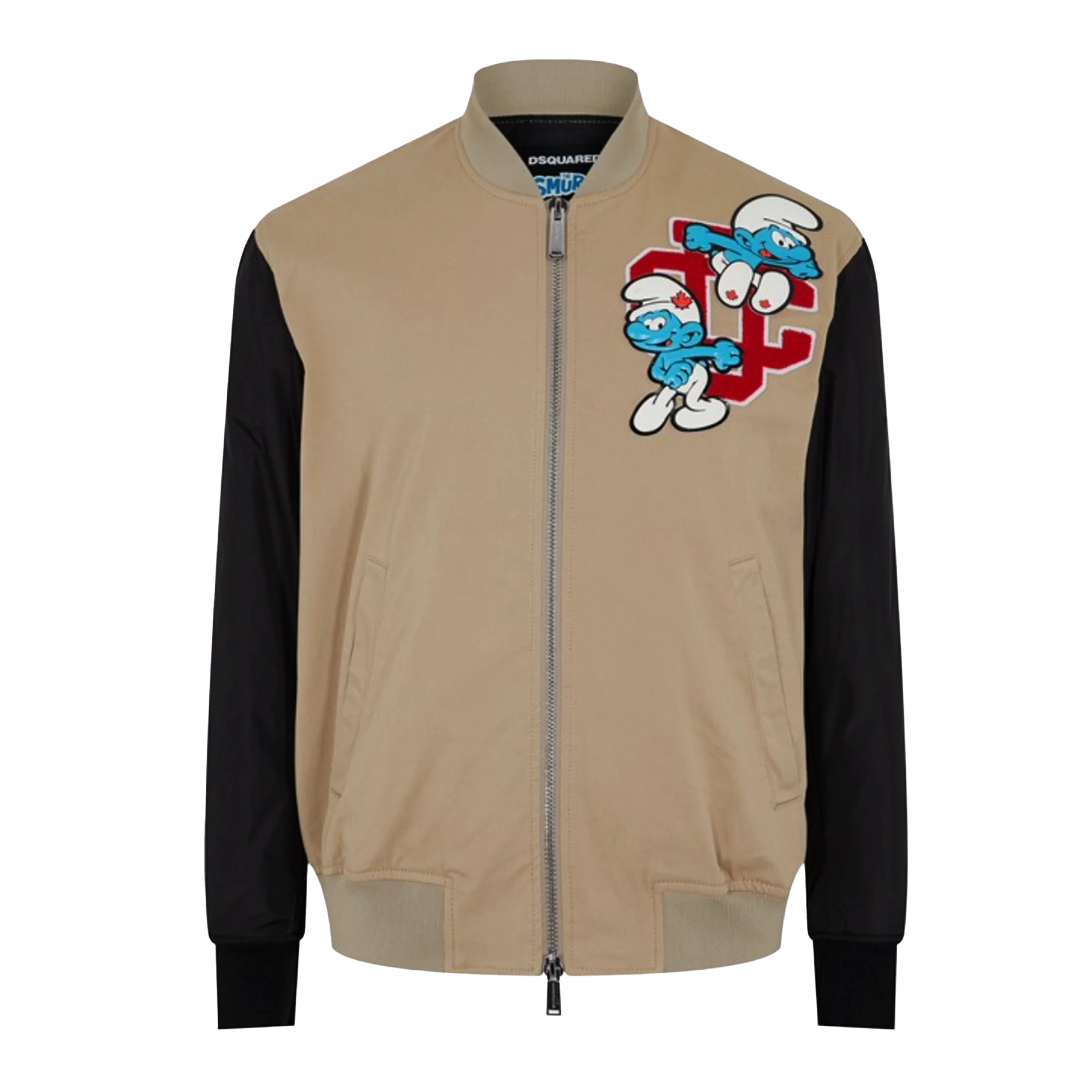 Chaqueta Beige Dsquared2 Negro Smurfs